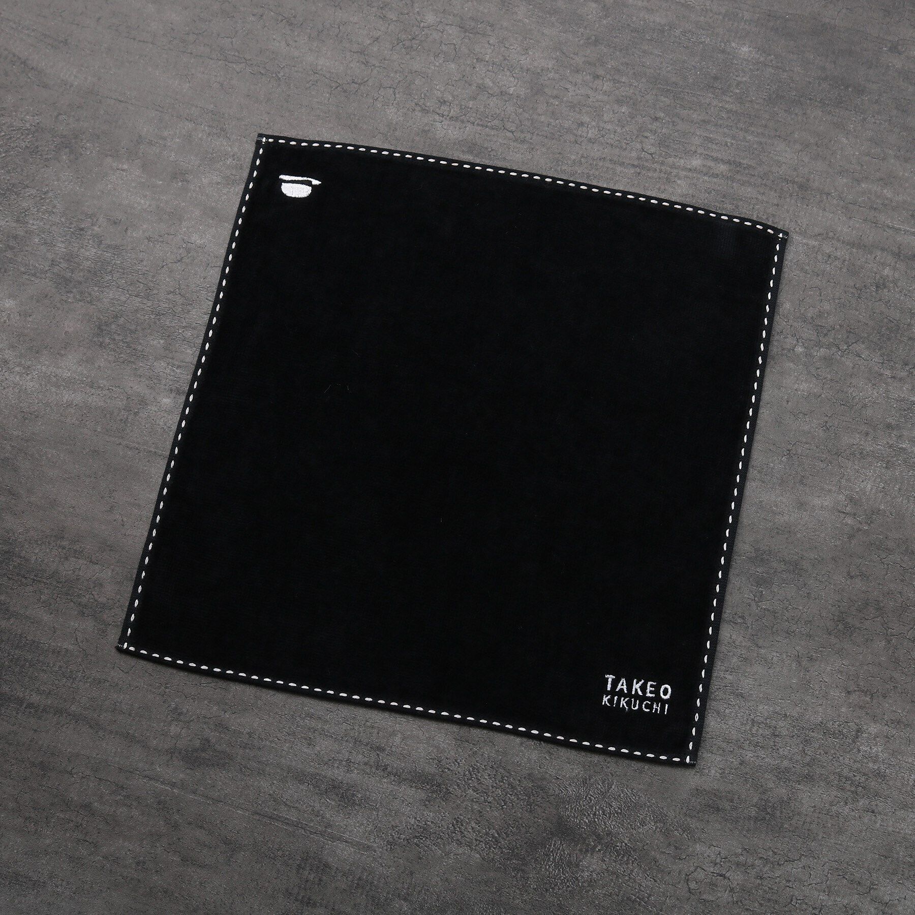 TAKEO KIKUCHI「【Made in JAPAN】タオルハンカチ」|ハンカチ|ﾌﾞﾗｯｸ(019)