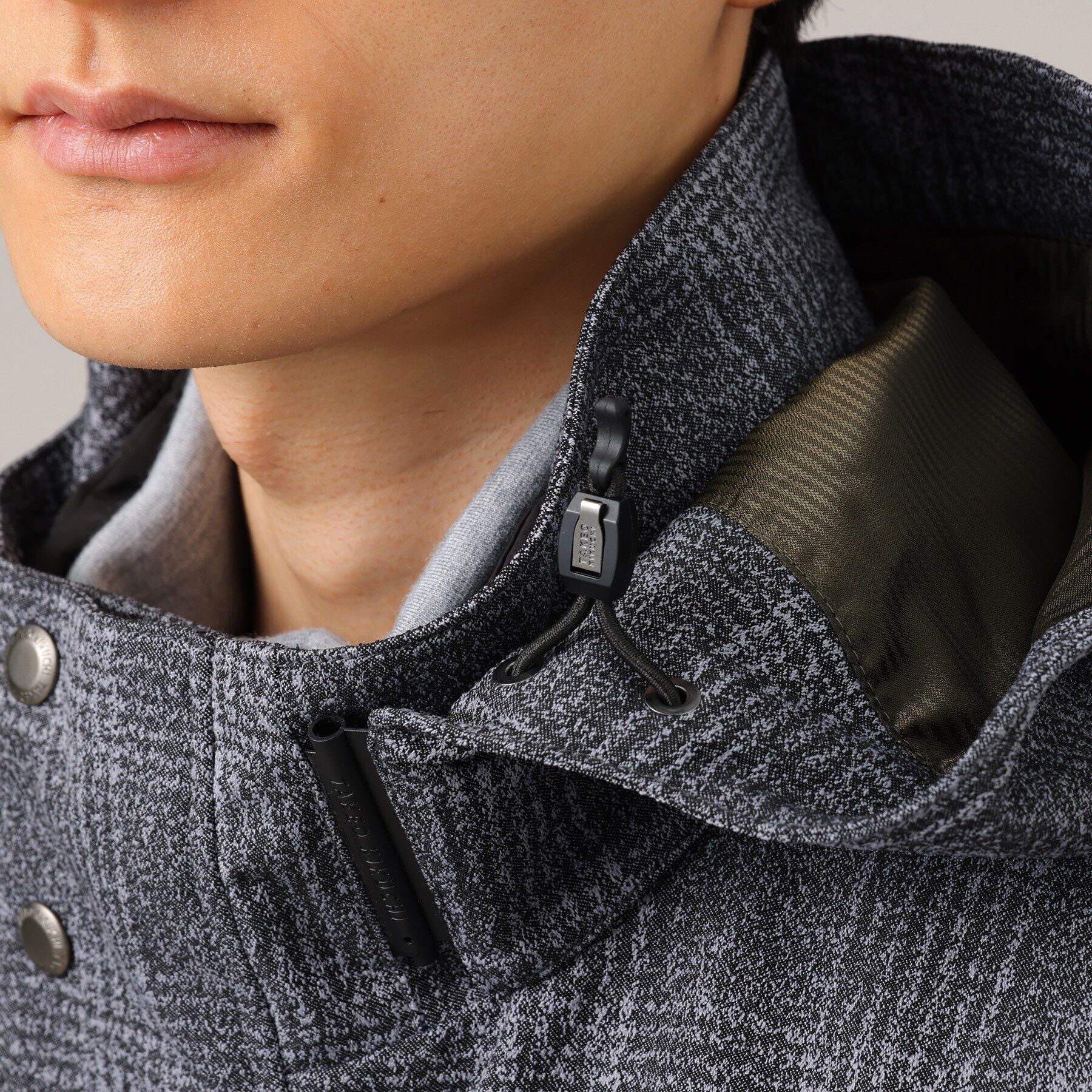 TAKEO KIKUCHI「【3WAY】 ジャカード グレンチェック ダウンライナー ブルゾン」|ブルゾン・スタジャン|