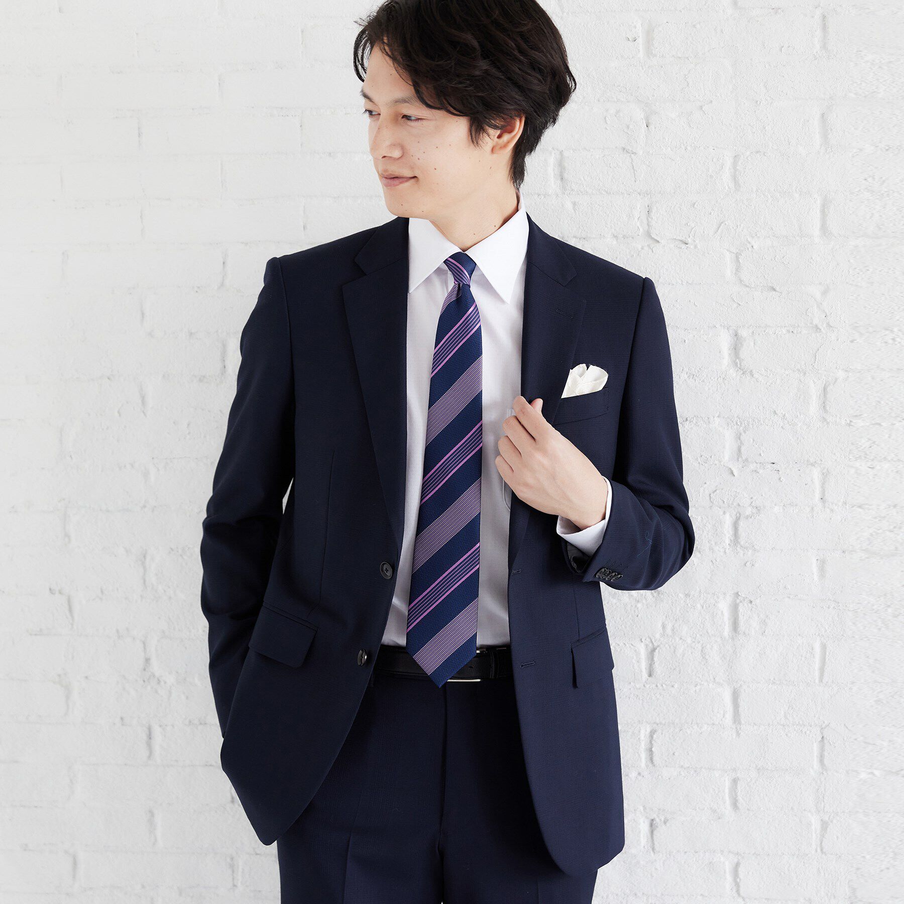 TAKEO KIKUCHI「【THE FLAGSHIP】桧垣紋（ひがきもん）ストライプ ネクタイ」|ネクタイ・蝶ネクタイ|