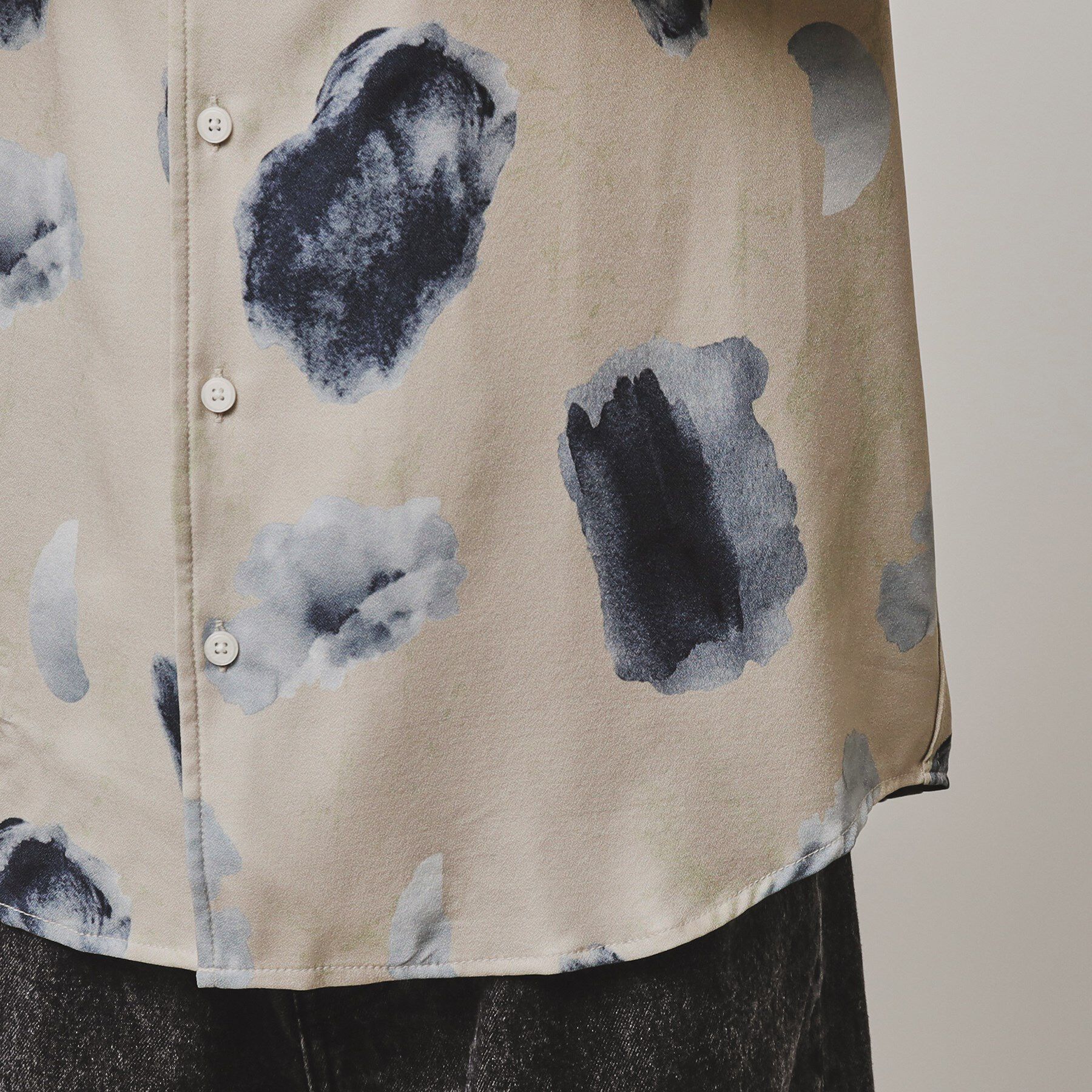 tk.TAKEO KIKUCHI「ウォーターカラープリントシャツ」|シャツ・ブラウス|