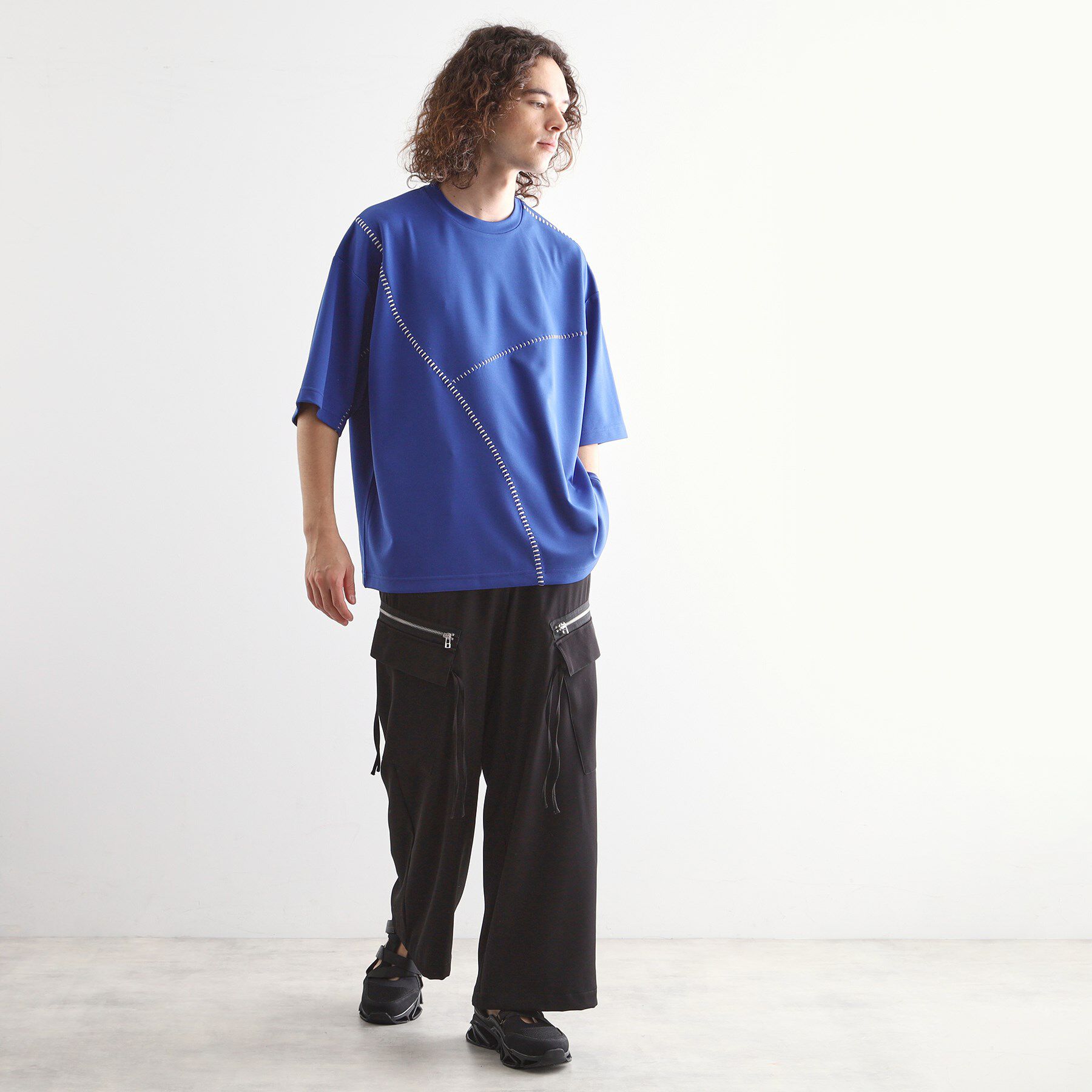 tk.TAKEO KIKUCHI「ハンドステッチスイッチカットソー」|Tシャツ・カットソー|