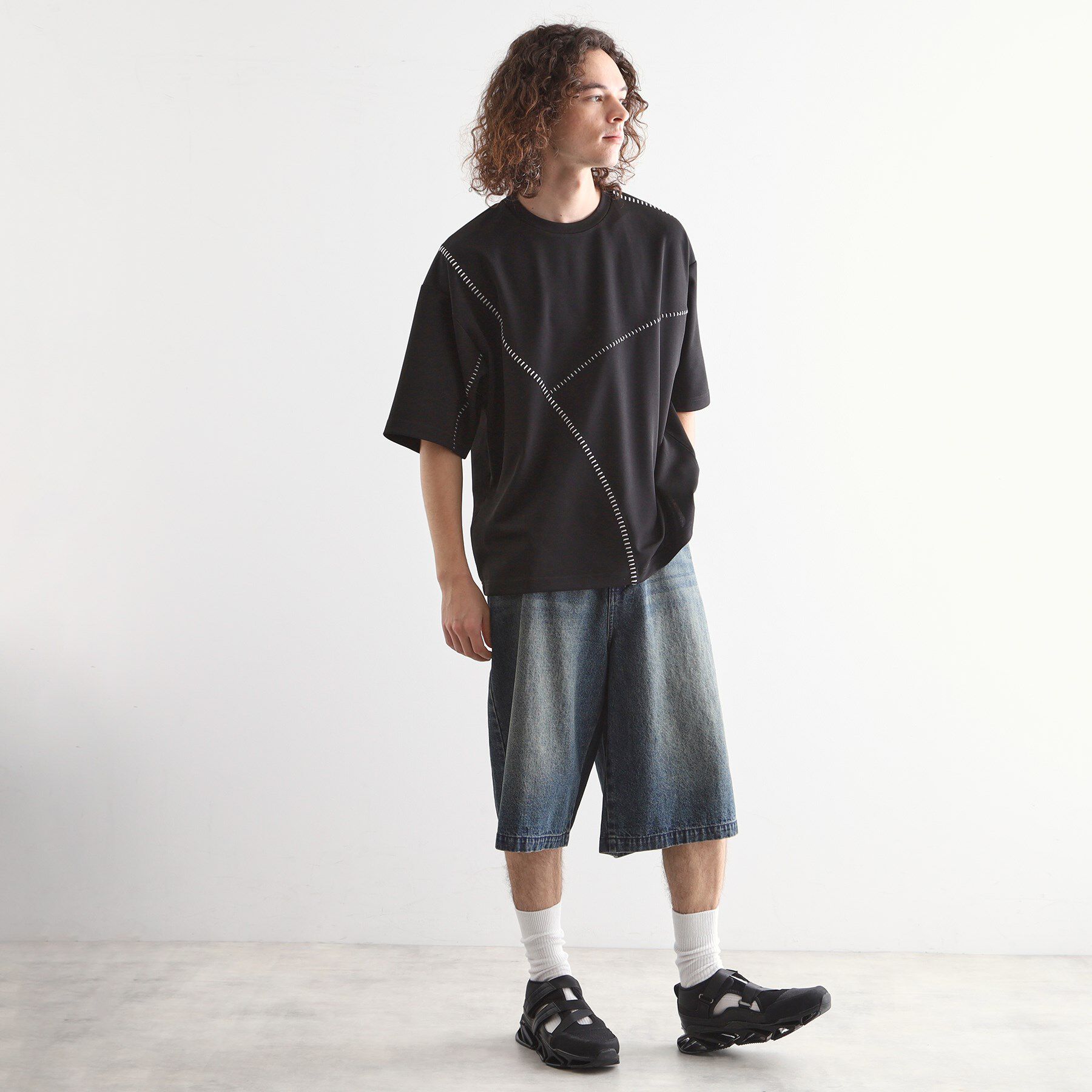 tk.TAKEO KIKUCHI「ハンドステッチスイッチカットソー」|Tシャツ・カットソー|