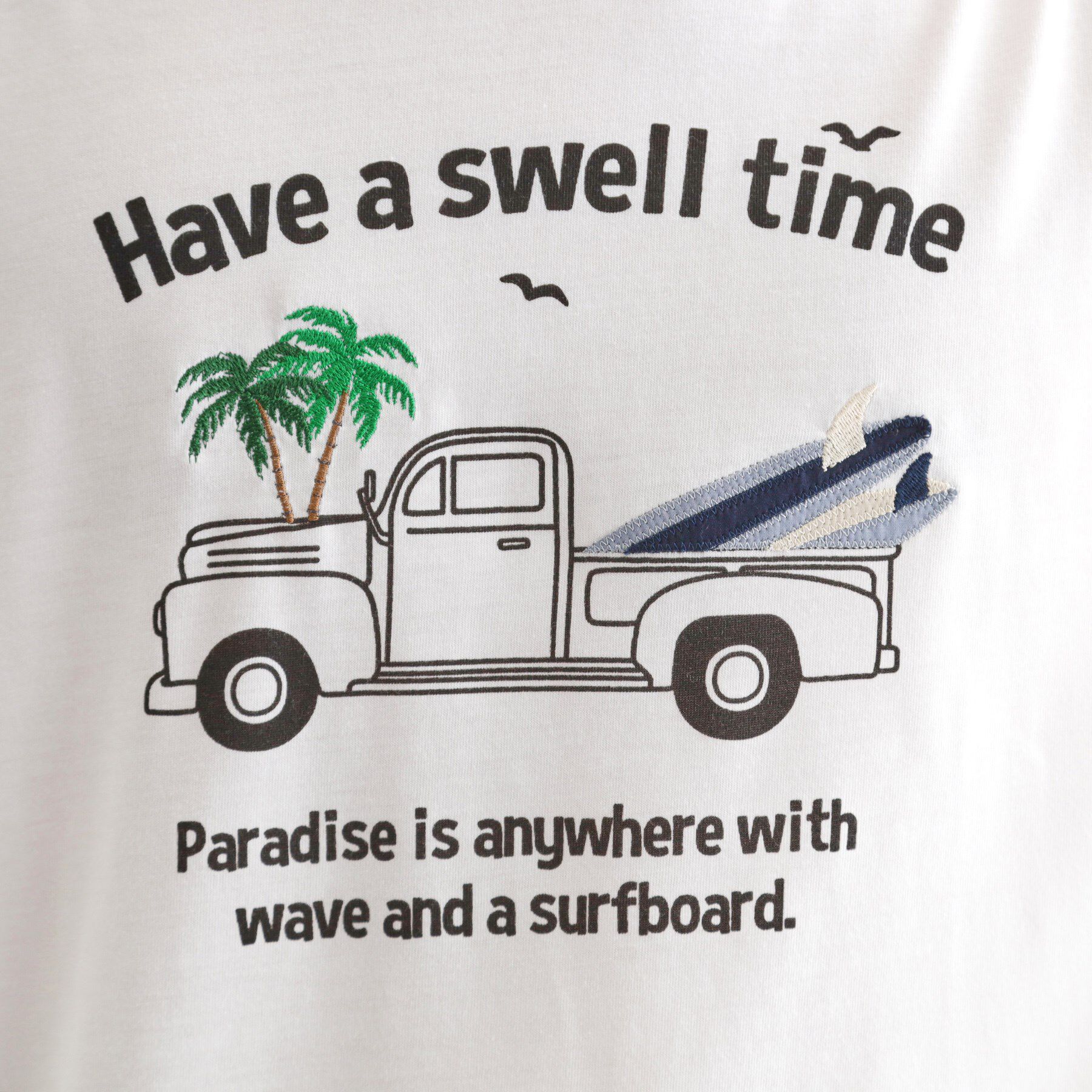 tk.TAKEO KIKUCHI「パッチクロス刺繍Tシャツ」|Tシャツ・カットソー|