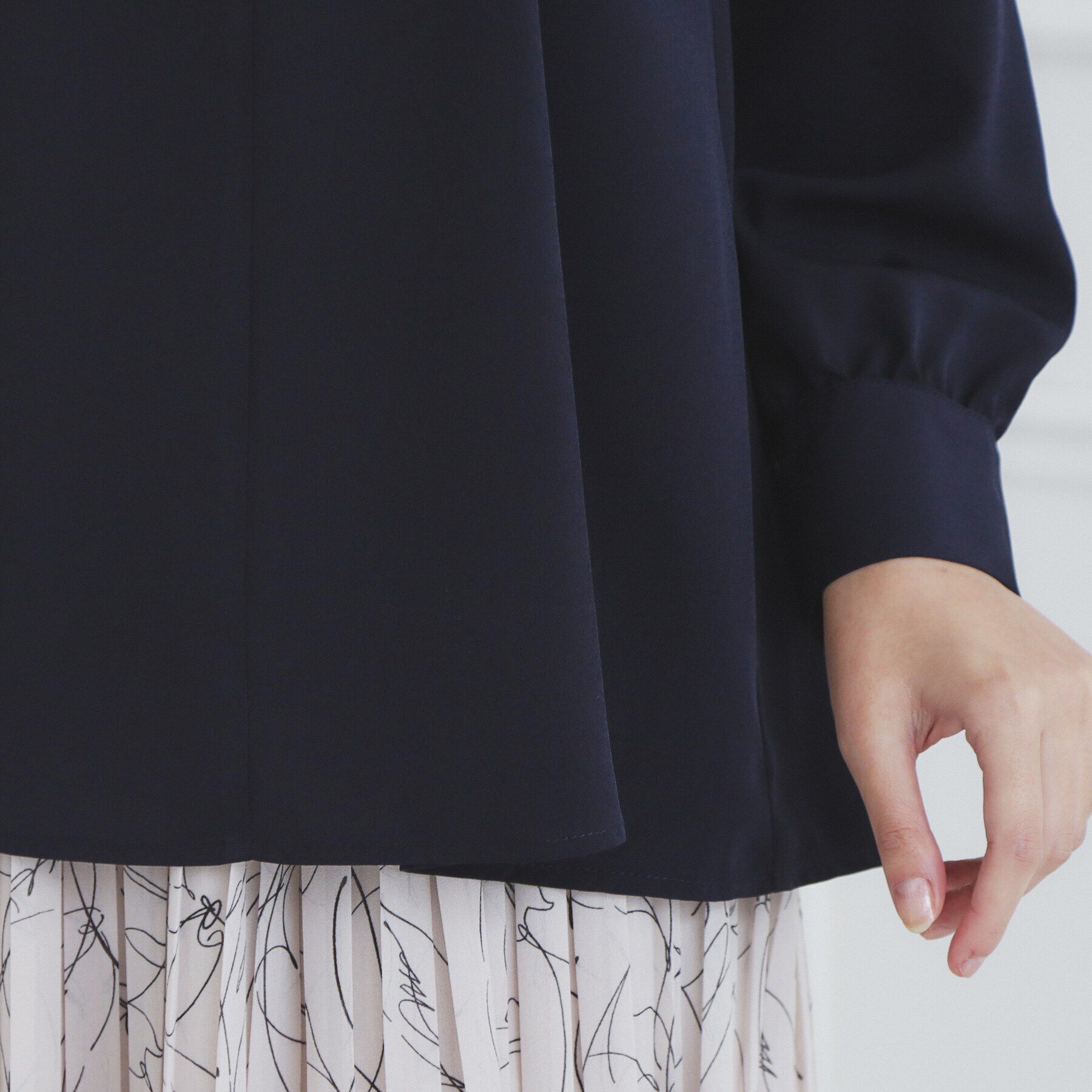 index「フリルギャザーボウタイブラウス【洗濯機可】」|シャツ・ブラウス|