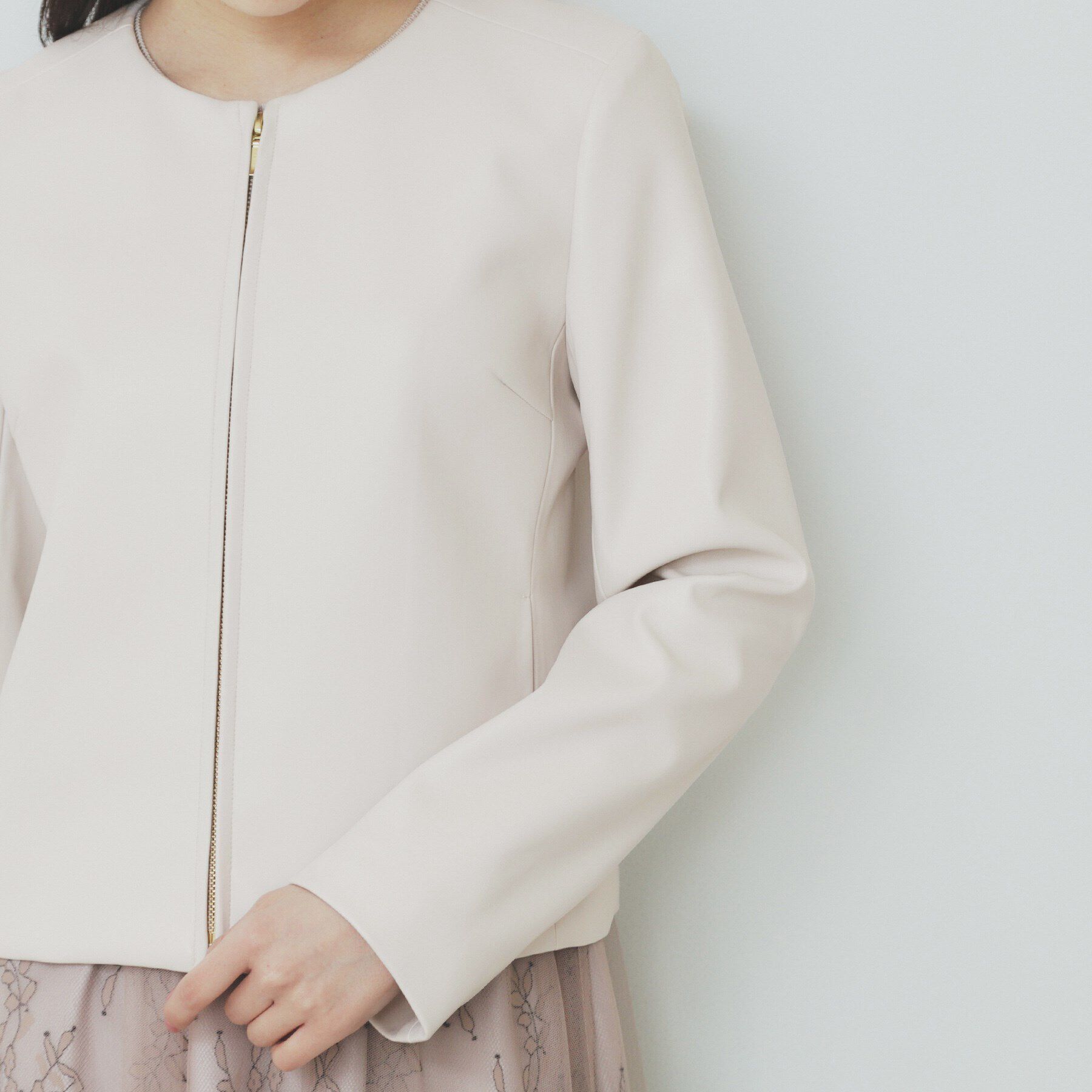 index「シンセティックレザーブルゾン【洗える/ストレッチ】」|ブルゾン・スタジャン|