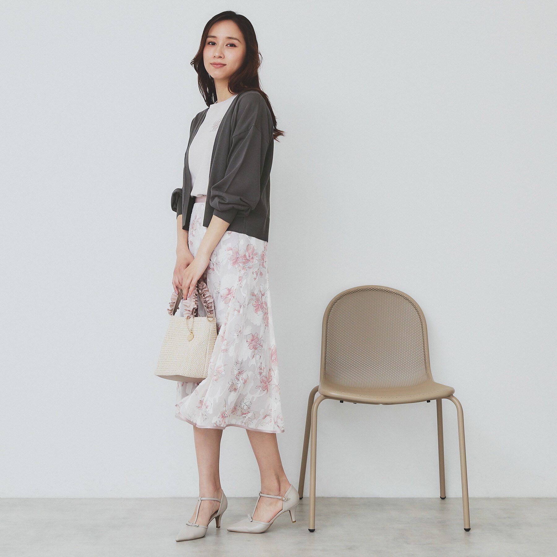 index「《6色展開》リラクシーショートカーディガン【洗濯機洗い可/接触冷感/抗ピル】」|カーディガン|