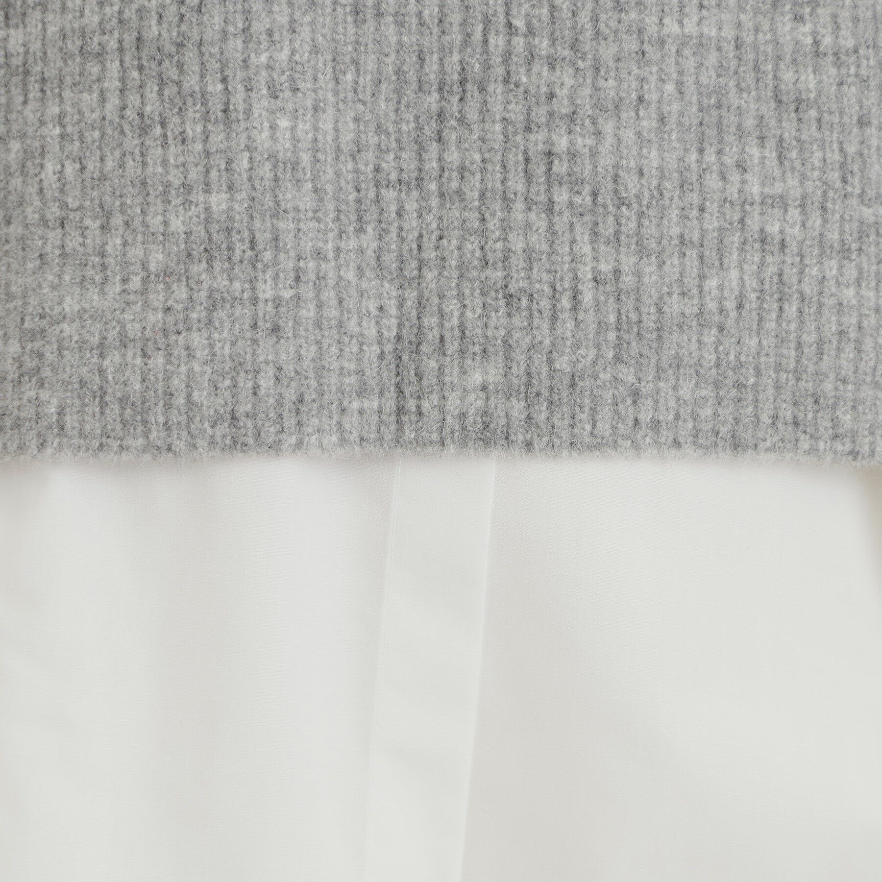 OPAQUE.CLIP「《ツインセット》ミドルゲージショートニット&times;ドッキングタンク【洗濯機洗い可】」|ニット・セーター|