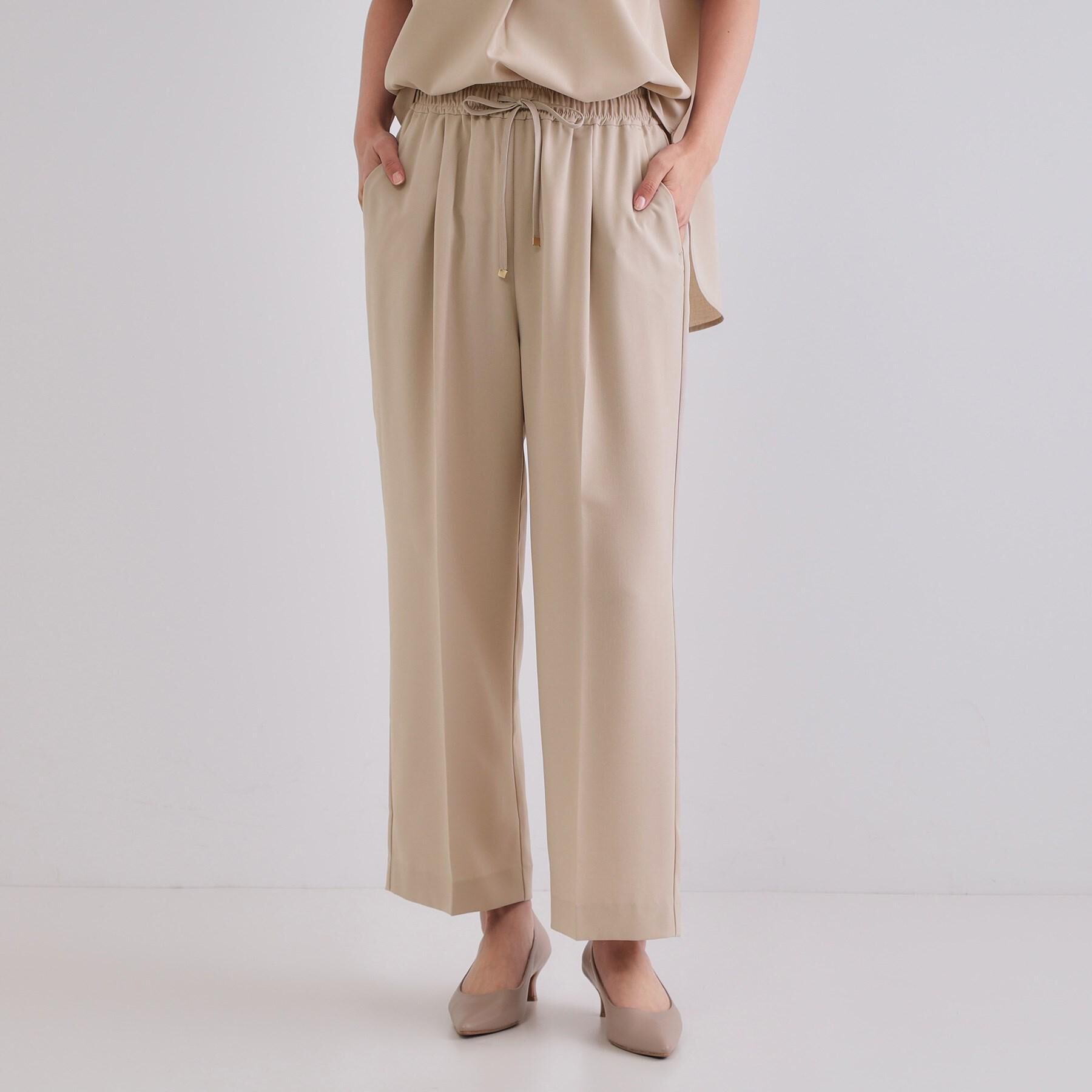 OPAQUE.CLIP「《6色展開/丈が選べる》美脚イージーワイドパンツ/セットアップ対応【ストレッチ/洗濯機洗い可/防シワ」|その他|