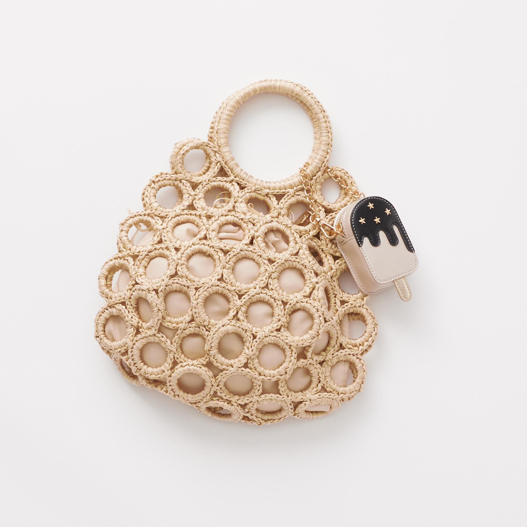 OPAQUE.CLIP「トロピカルメタリックバッグチャーム」|キーケース|