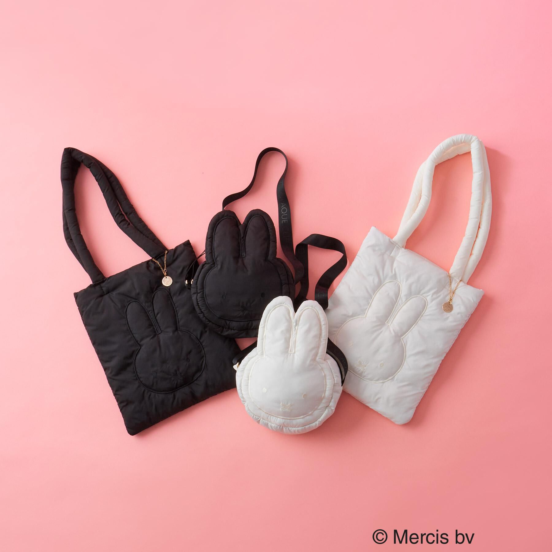 OPAQUE.CLIP「【コラボ】miffy ｘ OPAQUE.CLIP フェイス型軽量パフィーショルダーバッグ」|ショルダー・メッセンジャー|