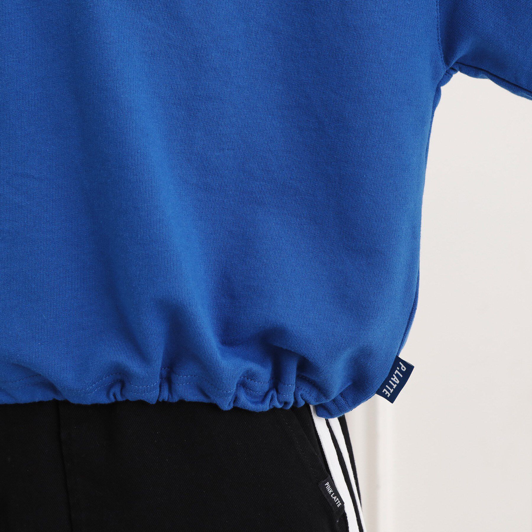 PINK-latte「メッシュ切替ハーフジッププルオーバー」|Tシャツ・カットソー|