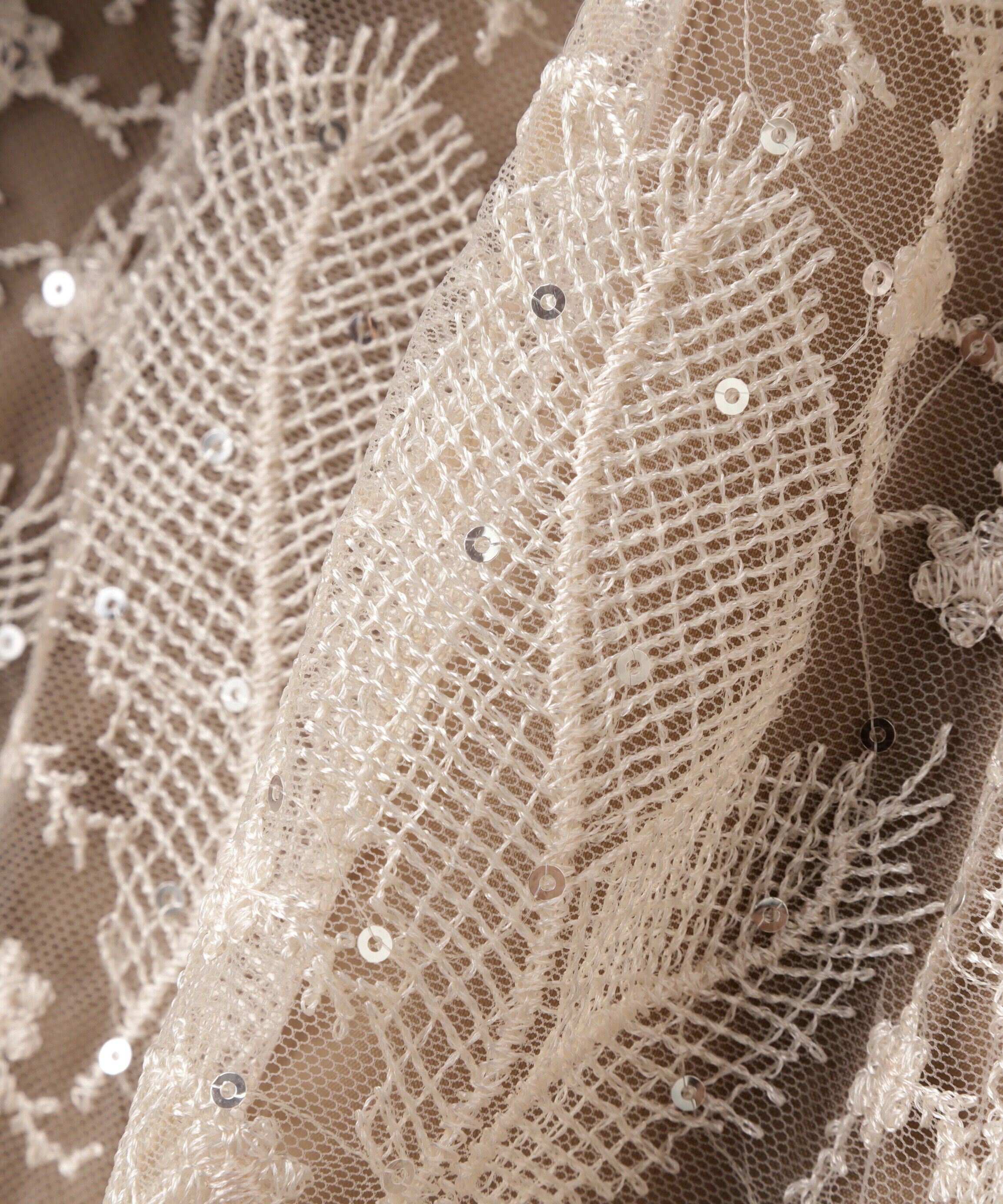  「レースレイヤードプリーツスカート」|スカート|