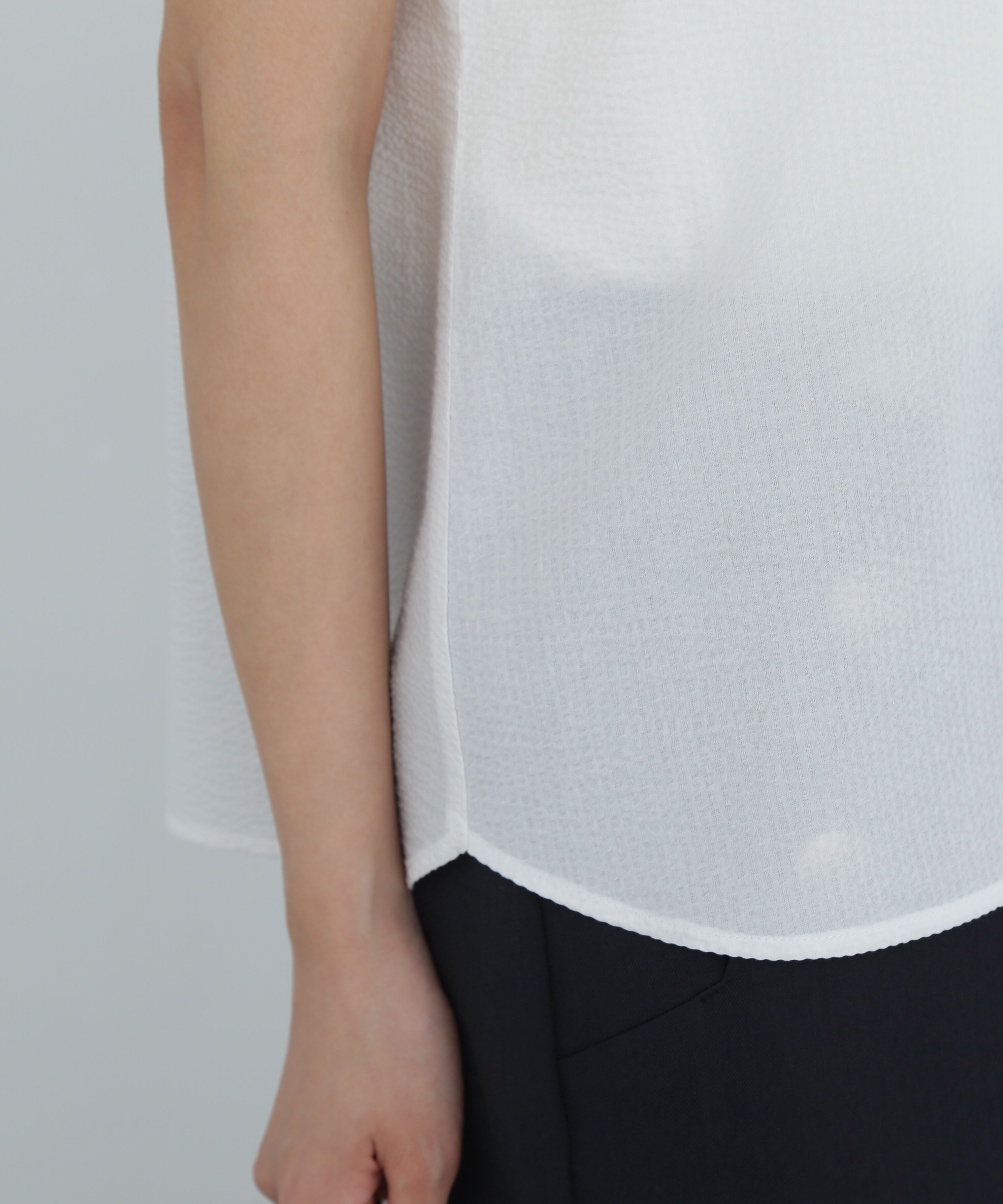  「サッカーラッフルリボンブラウス」|シャツ・ブラウス|