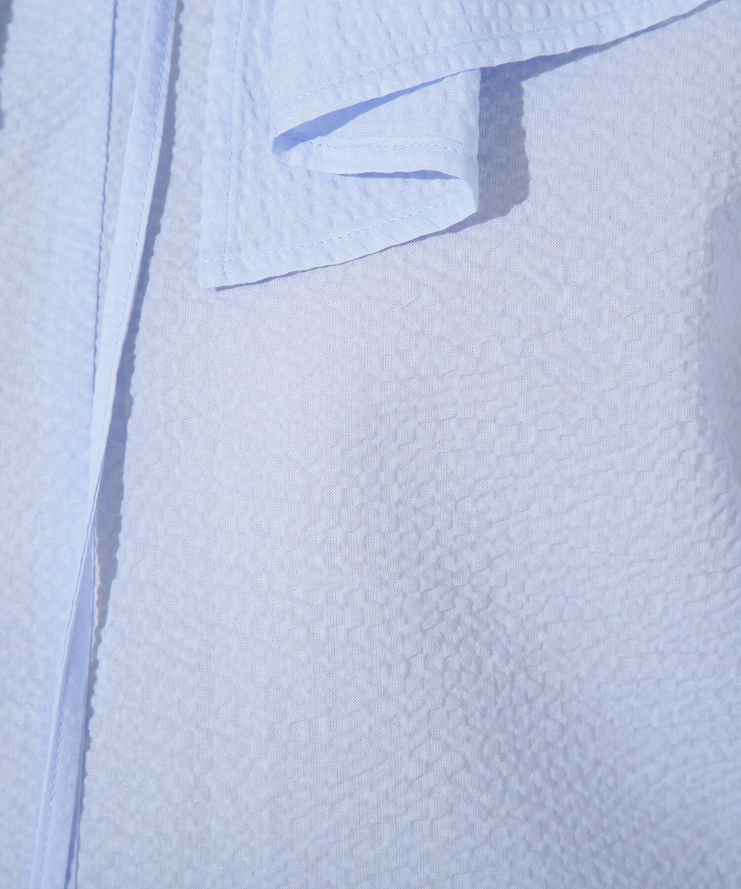  「サッカーラッフルリボンブラウス」|シャツ・ブラウス|