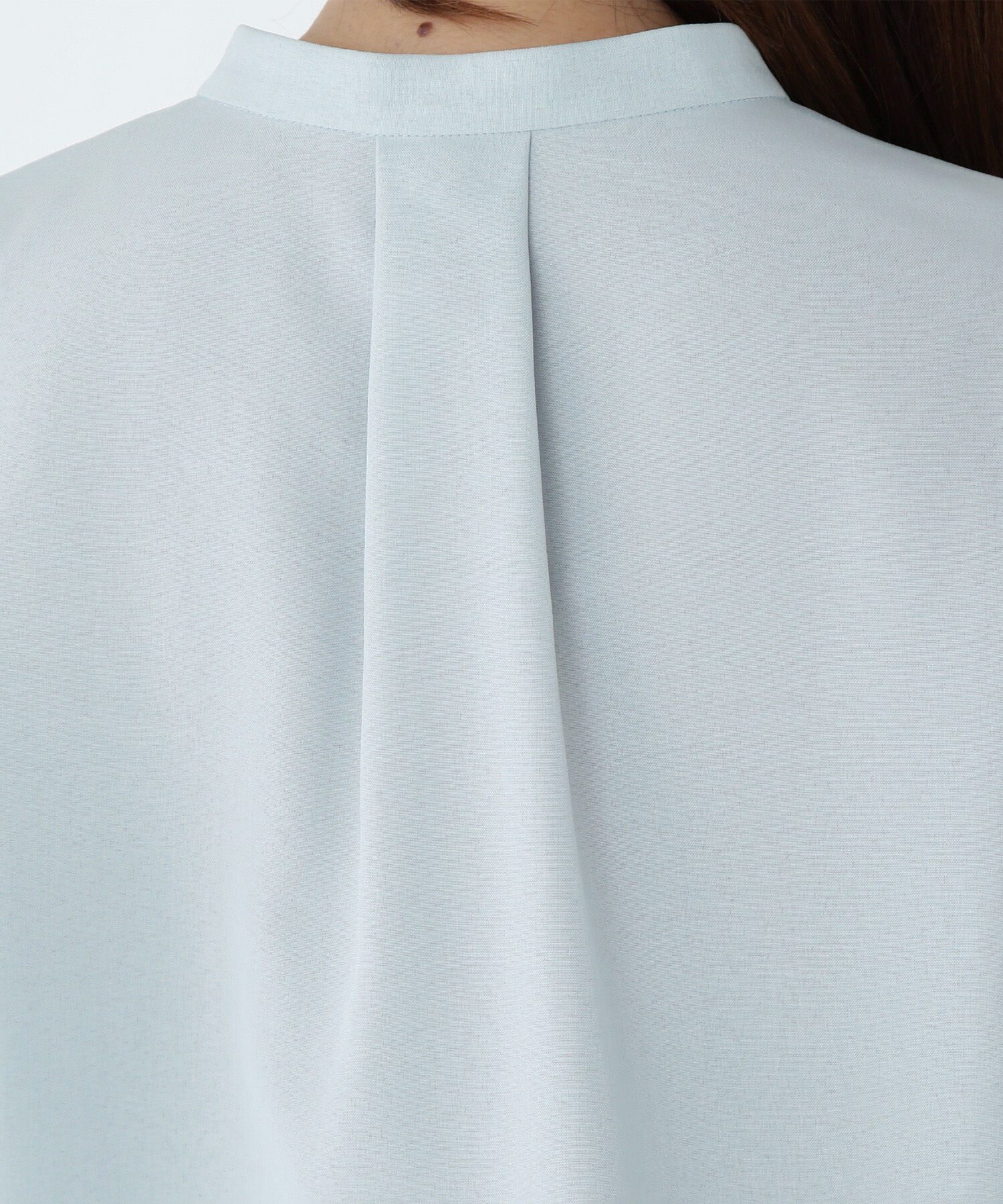  「リネンライク切替スリーブブラウス」|シャツ・ブラウス|