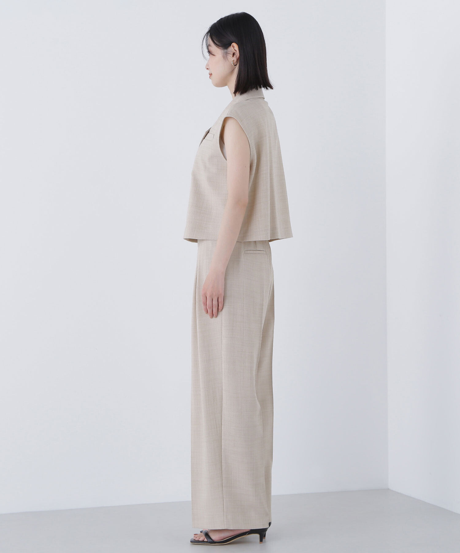  「クロップドジレセットアップ」|ワンピース|