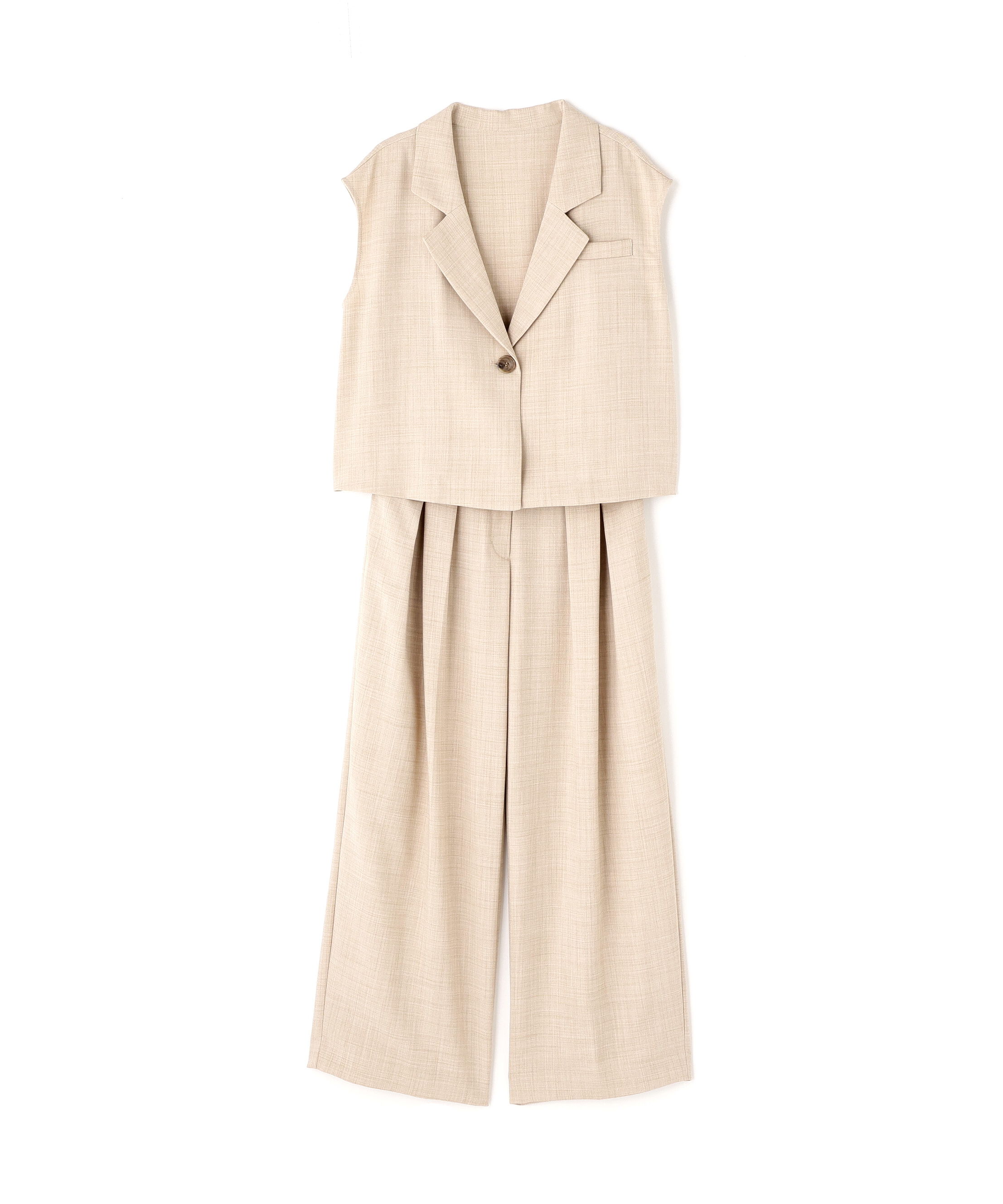  「クロップドジレセットアップ」|ワンピース|