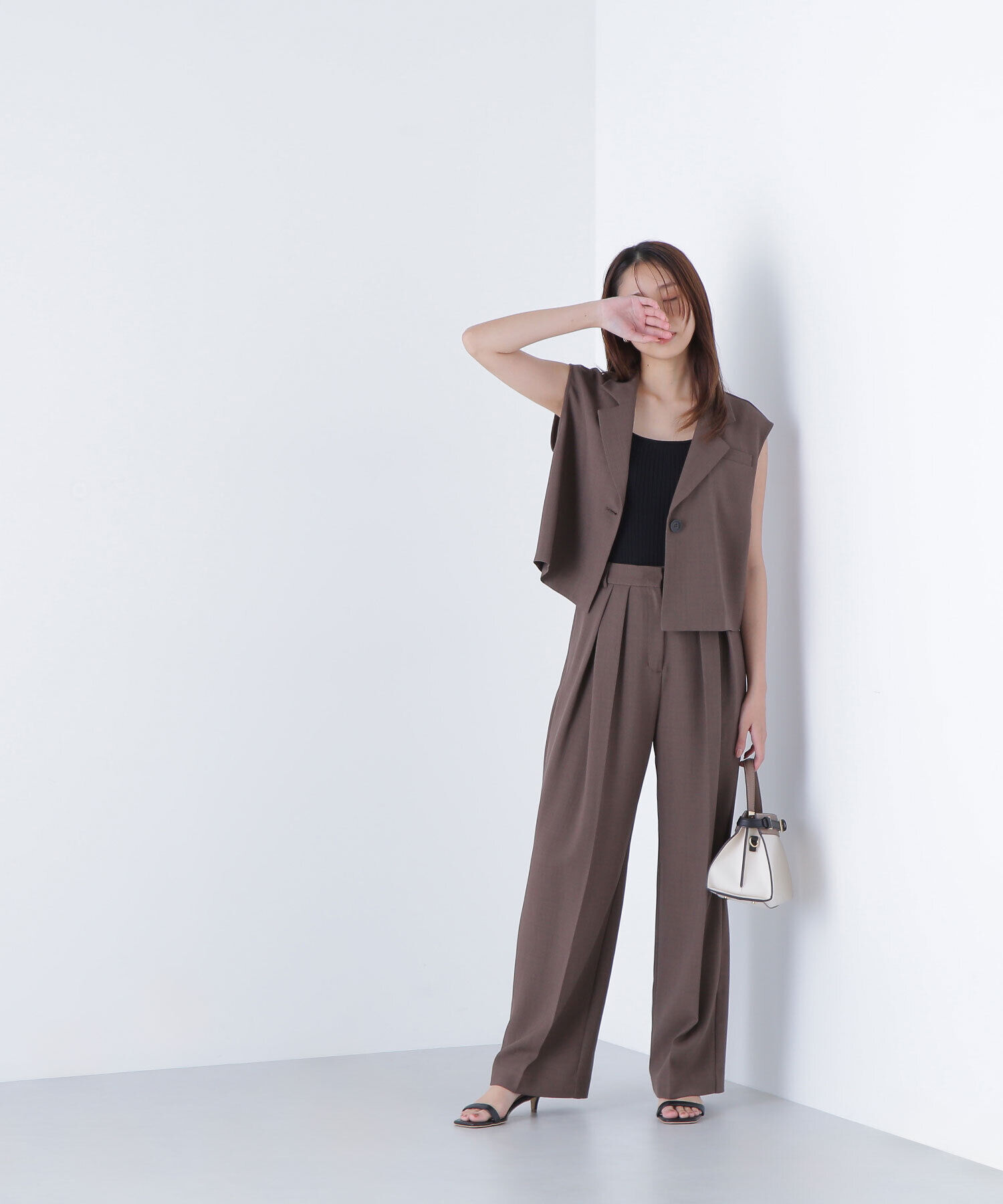  「クロップドジレセットアップ」|ワンピース|