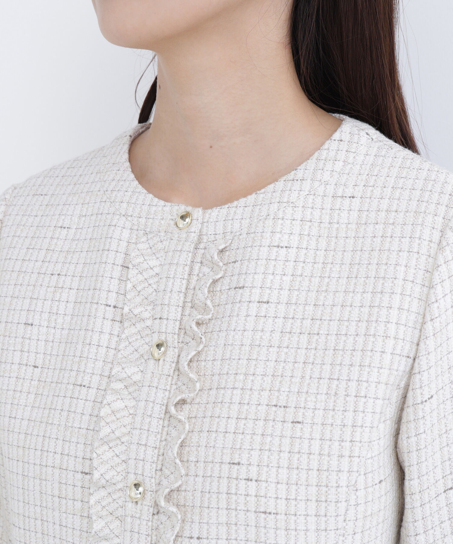  「スプリングツイード SETUP ジャケット」|ブルゾン・スタジャン|