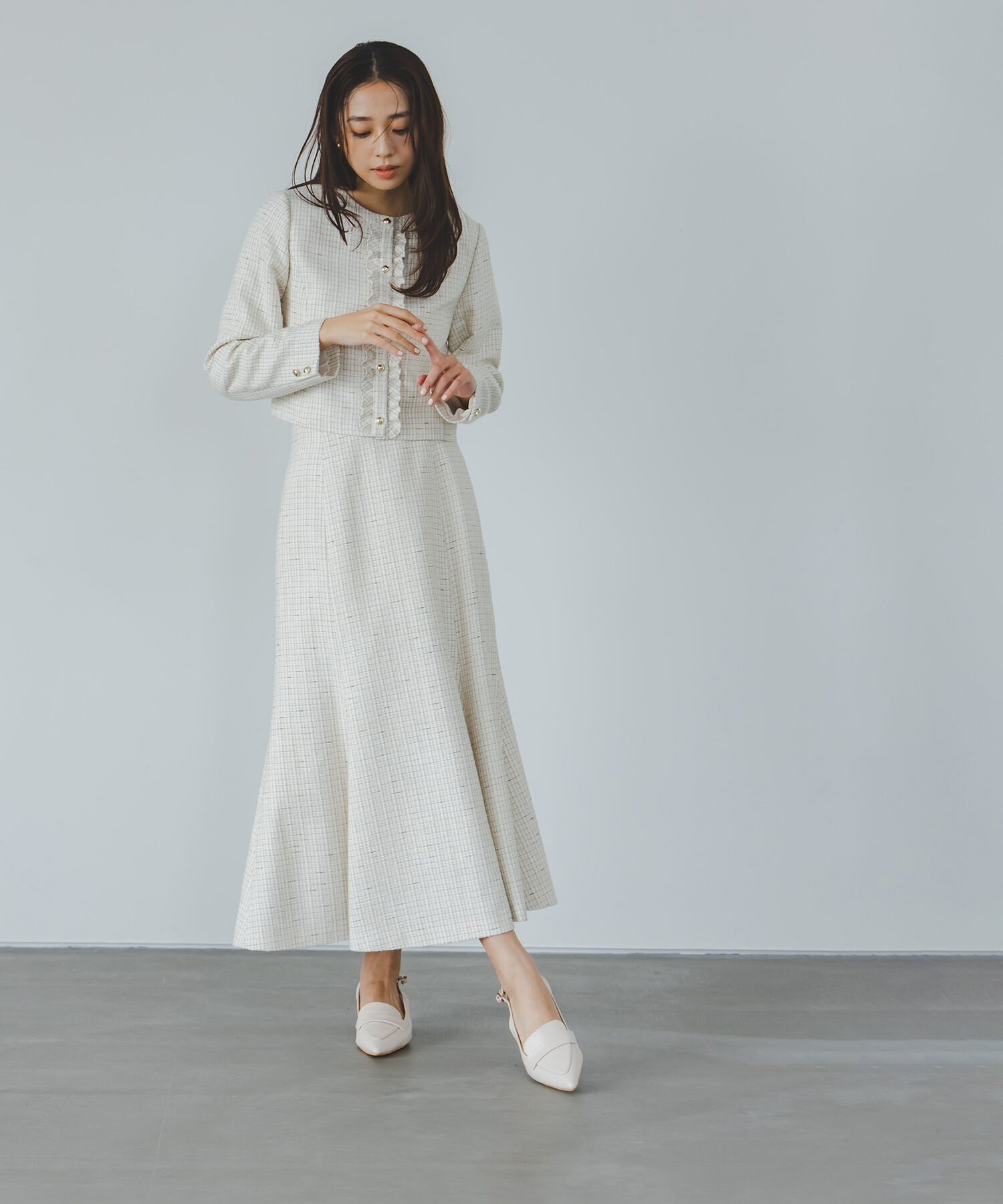  「スプリングツイード SETUP ジャケット」|ブルゾン・スタジャン|