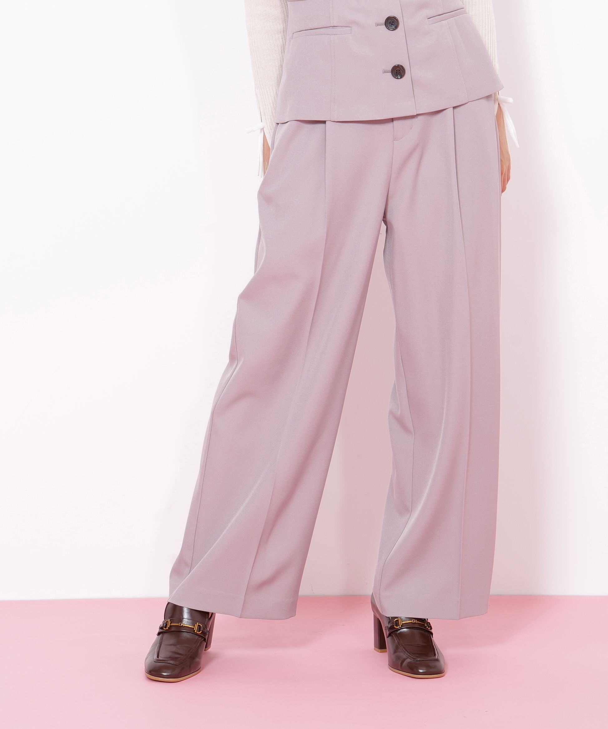  「＜セットアップ対応＞ベーシックツイルビットベルトパンツ」|その他|