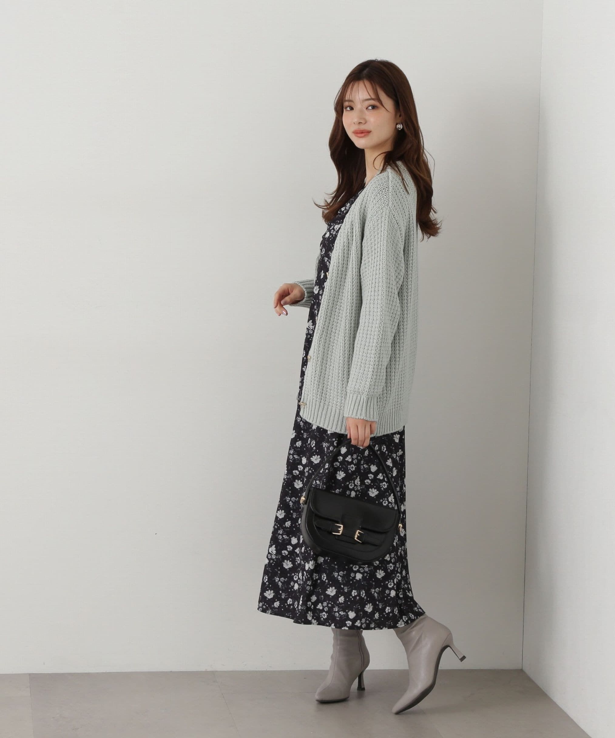 PROPORTION BODY DRESSING「フラワープリントワンピース」|ワンピース|