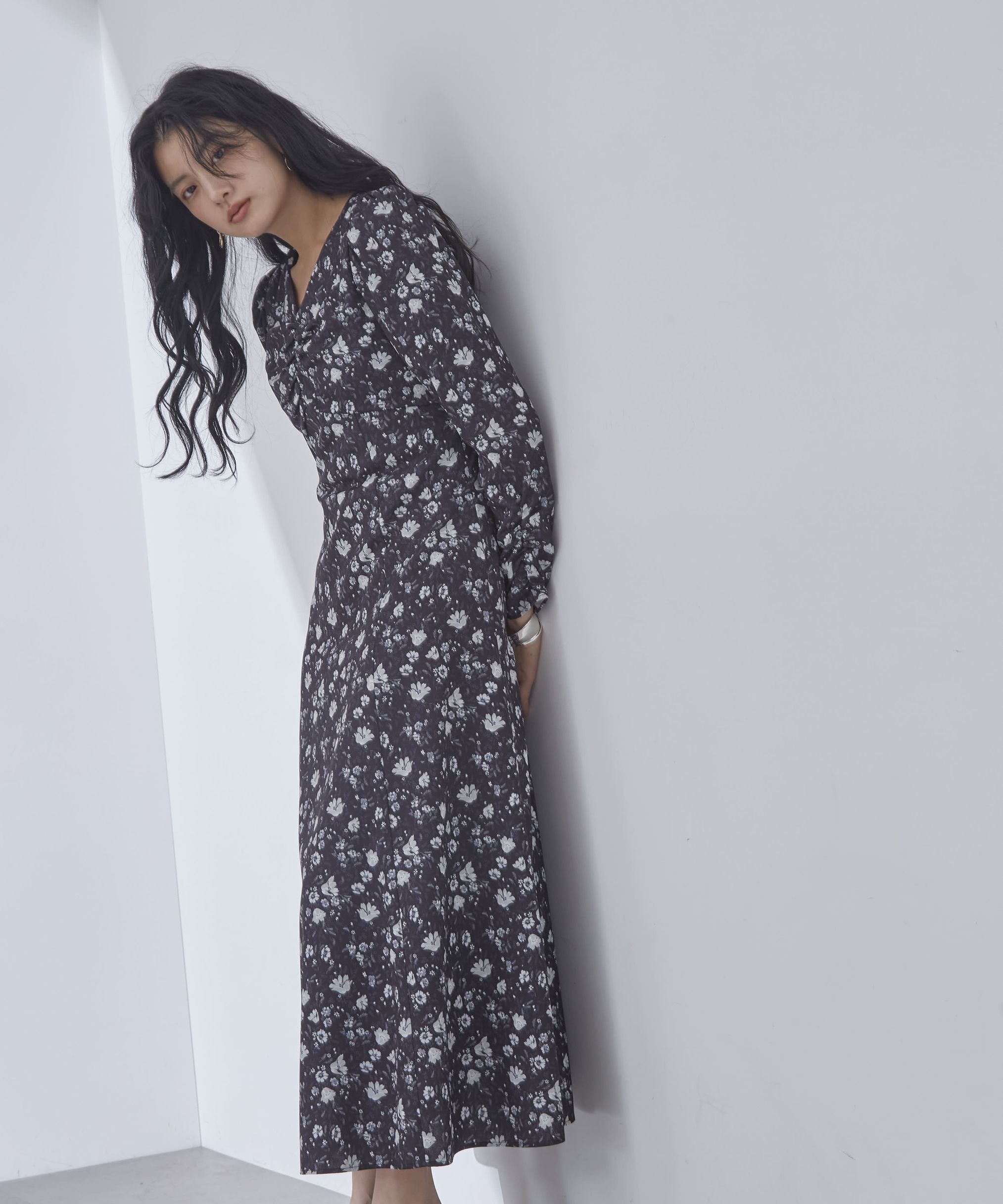 PROPORTION BODY DRESSING「フラワープリントワンピース」|ワンピース|