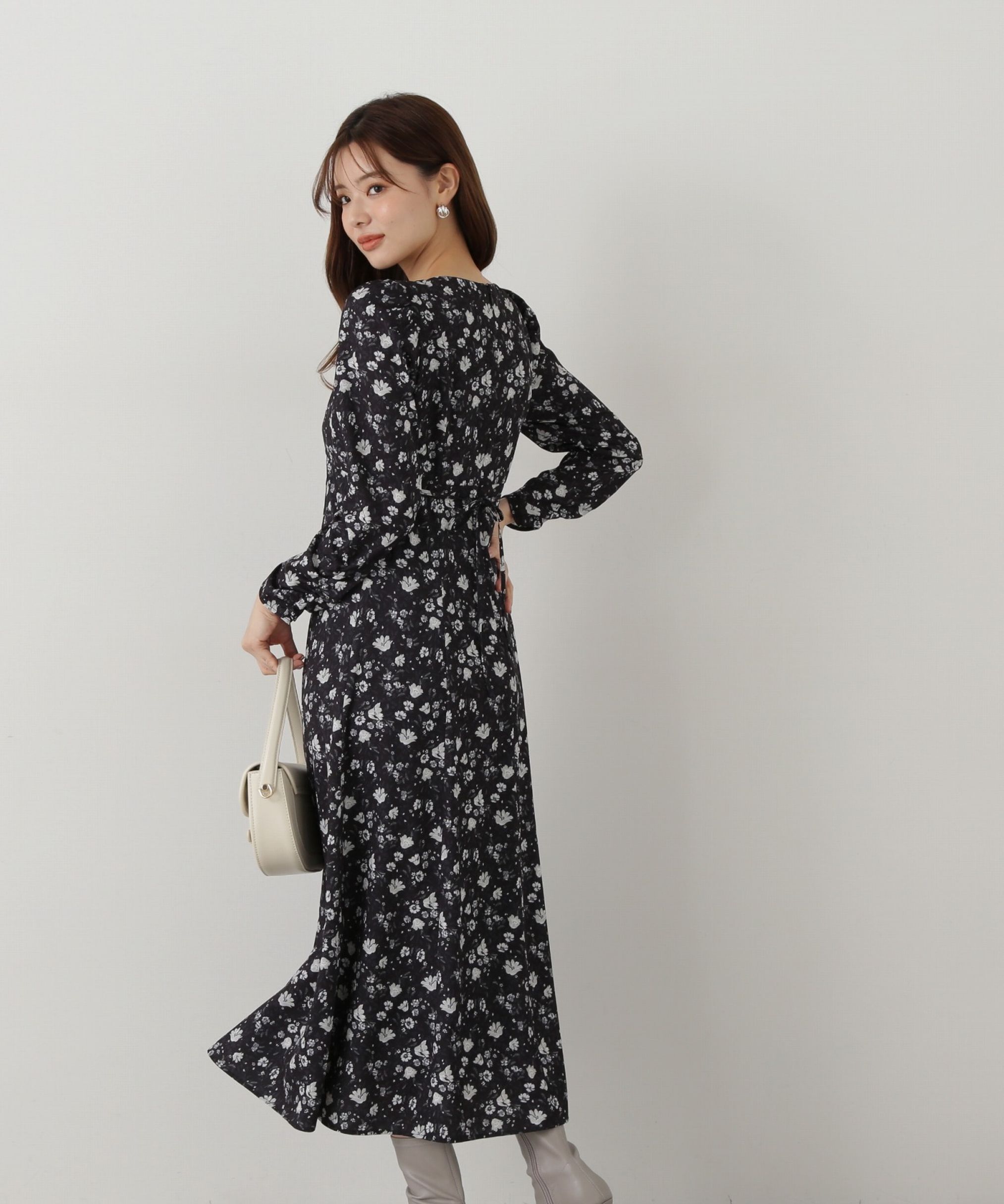 PROPORTION BODY DRESSING「フラワープリントワンピース」|ワンピース|