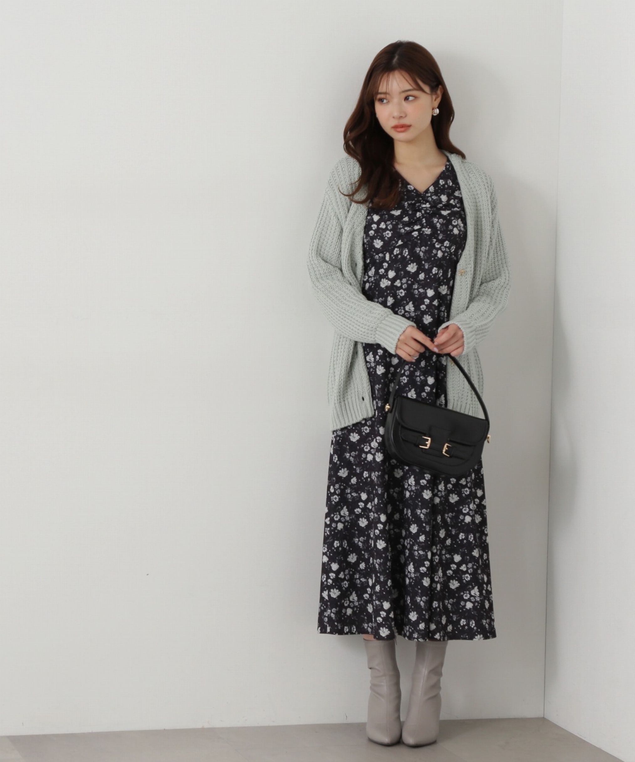 PROPORTION BODY DRESSING「フラワープリントワンピース」|ワンピース|