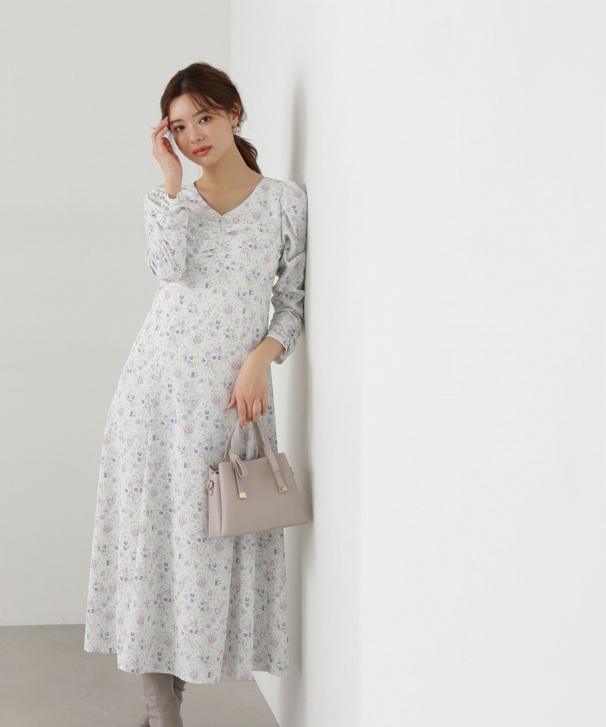 PROPORTION BODY DRESSING「フラワープリントワンピース」|ワンピース|