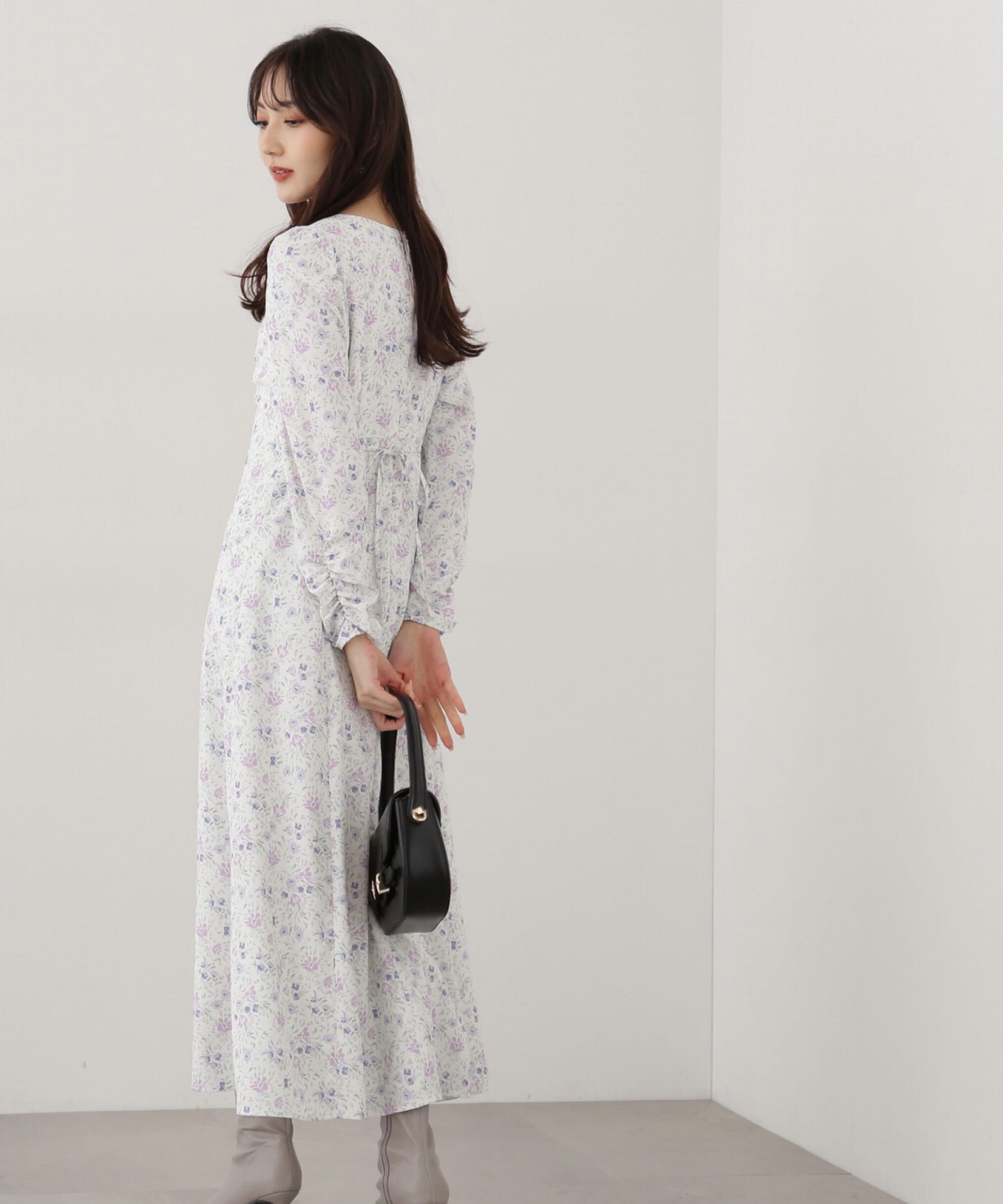 PROPORTION BODY DRESSING「フラワープリントワンピース」|ワンピース|