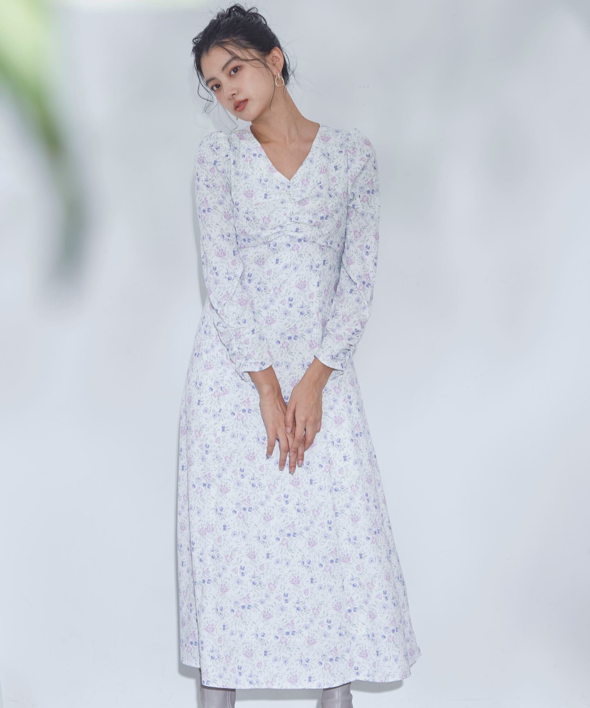 PROPORTION BODY DRESSING「フラワープリントワンピース」|ワンピース|
