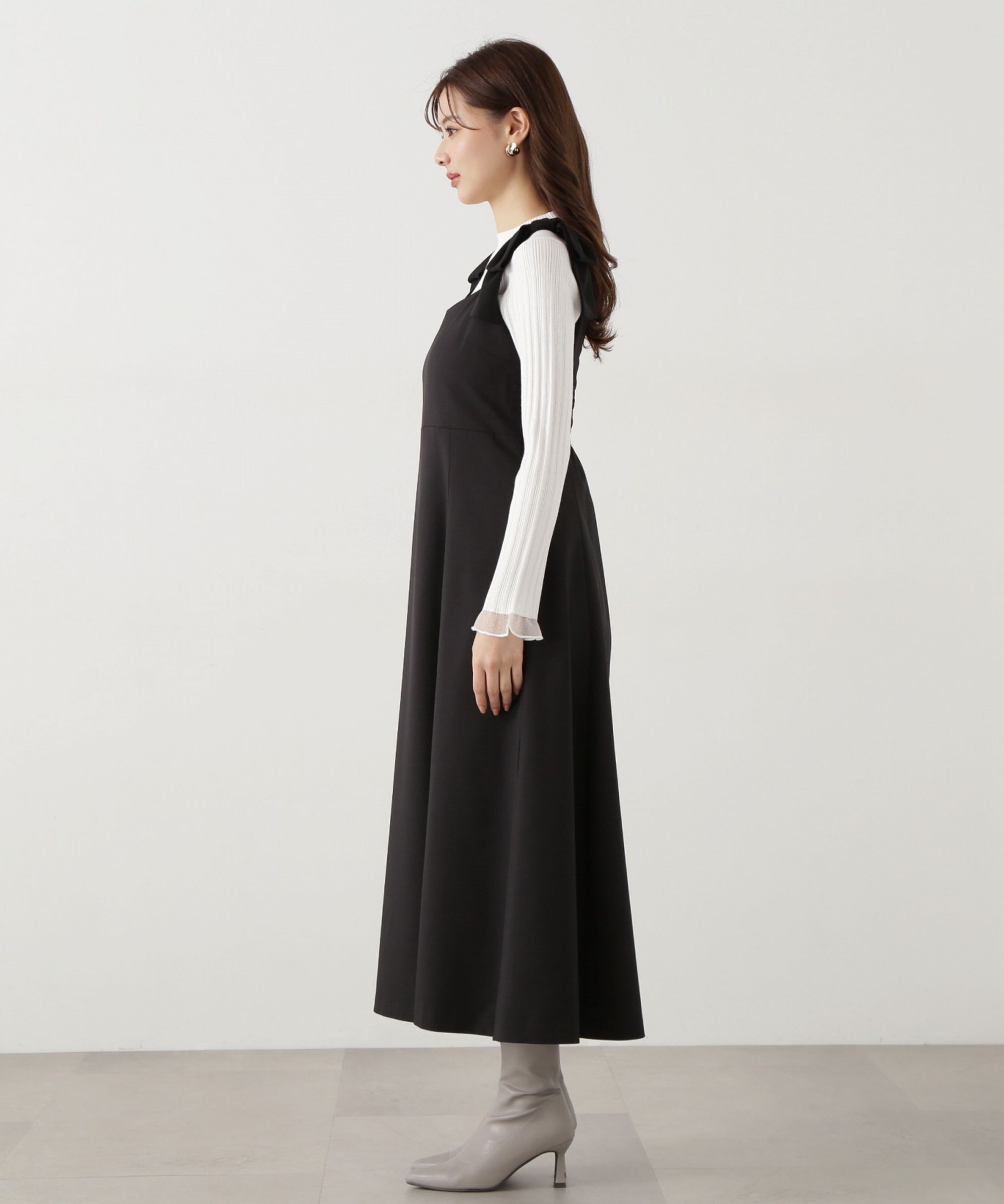 PROPORTION BODY DRESSING「ショルダーリボンキャミワンピース」|ワンピース|