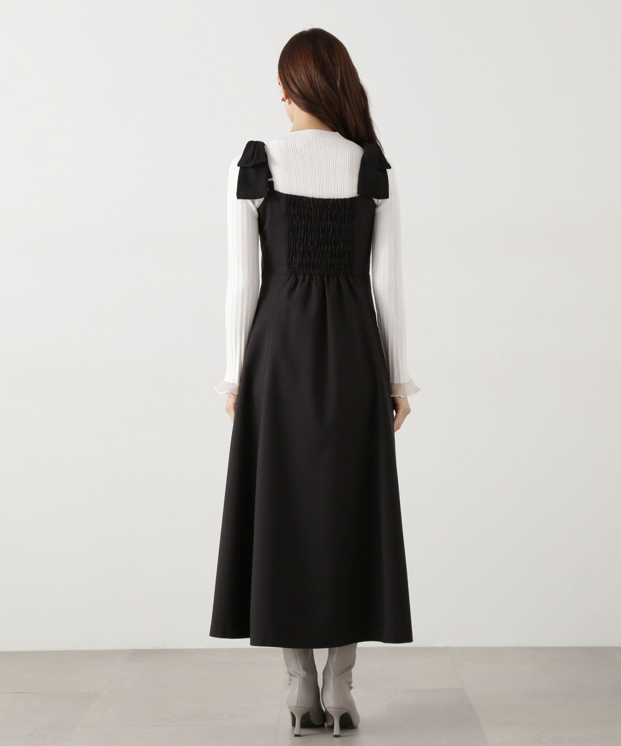 PROPORTION BODY DRESSING「ショルダーリボンキャミワンピース」|ワンピース|