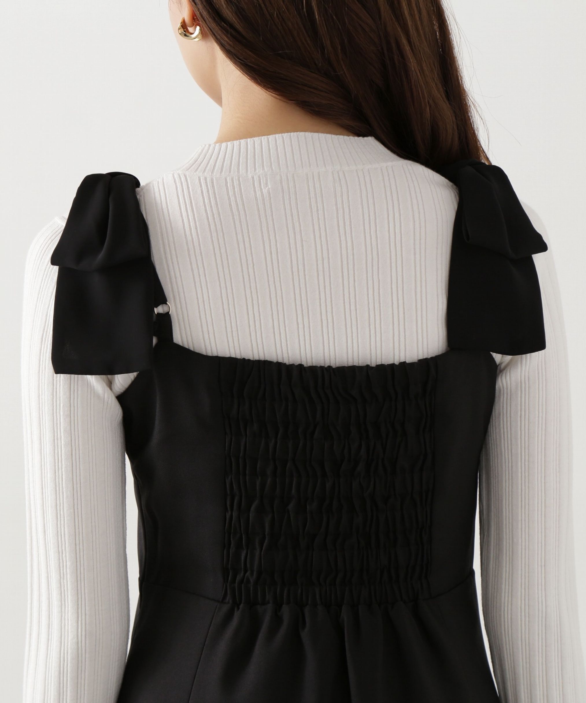 PROPORTION BODY DRESSING「ショルダーリボンキャミワンピース」|ワンピース|