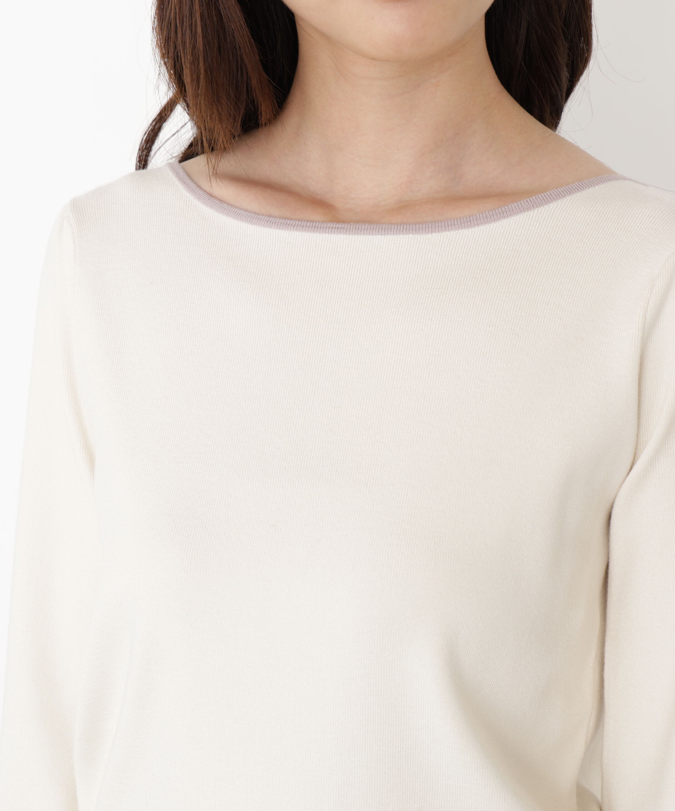 PROPORTION BODY DRESSING「＜ハンドウォッシャブル＞前後2wayパールニット 25AW」|ニット・セーター|