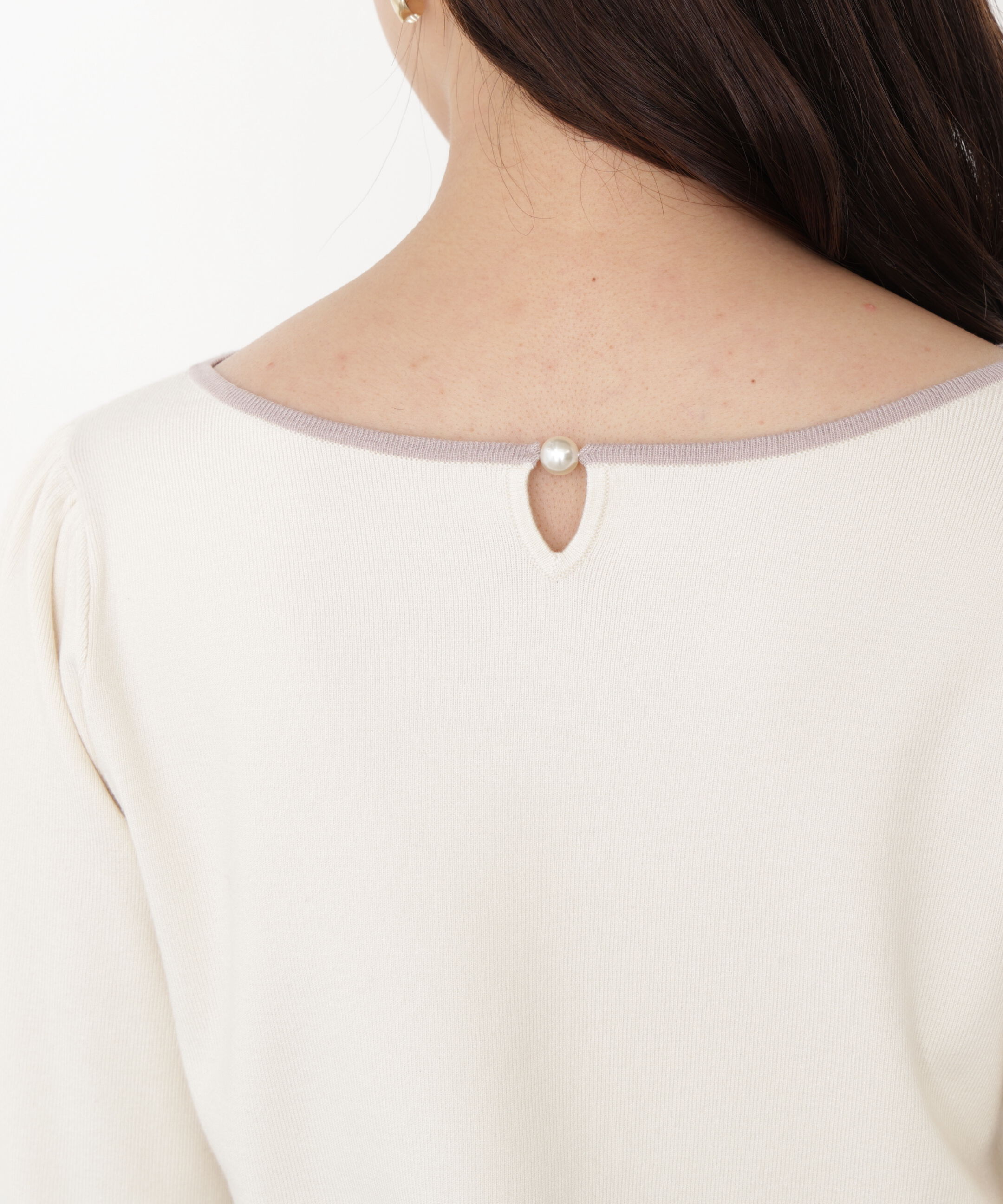 PROPORTION BODY DRESSING「＜ハンドウォッシャブル＞前後2wayパールニット 25AW」|ニット・セーター|