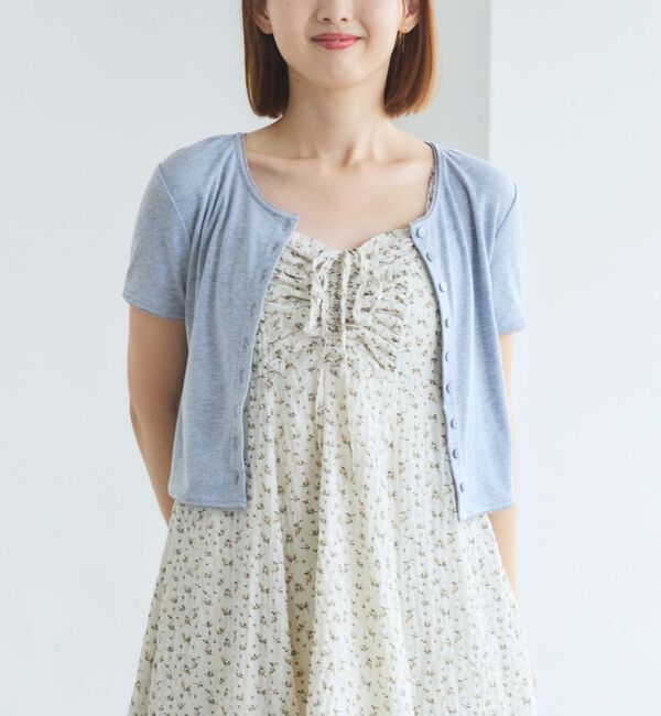 archives「針抜きハーフスリーブカーディガン」|Tシャツ・カットソー|