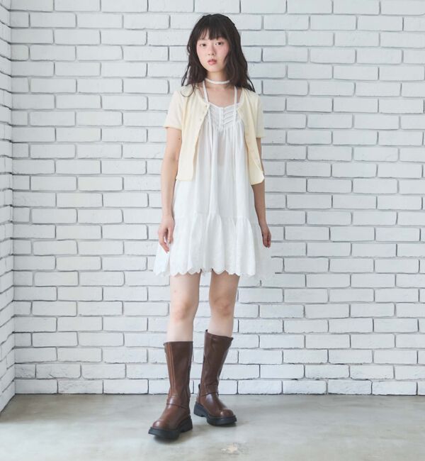 archives「針抜きハーフスリーブカーディガン」|Tシャツ・カットソー|