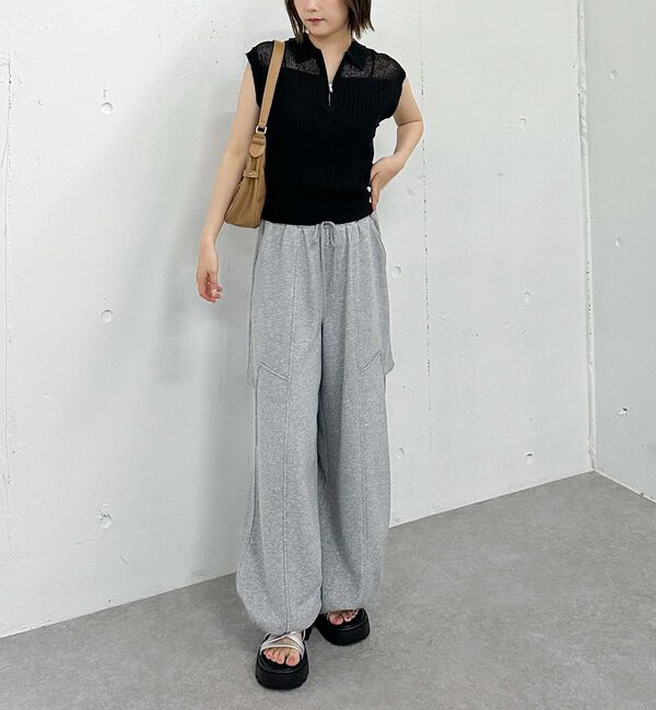 archives「カールヤーンハーフＺＩＰノースリニット」|ニット・セーター|