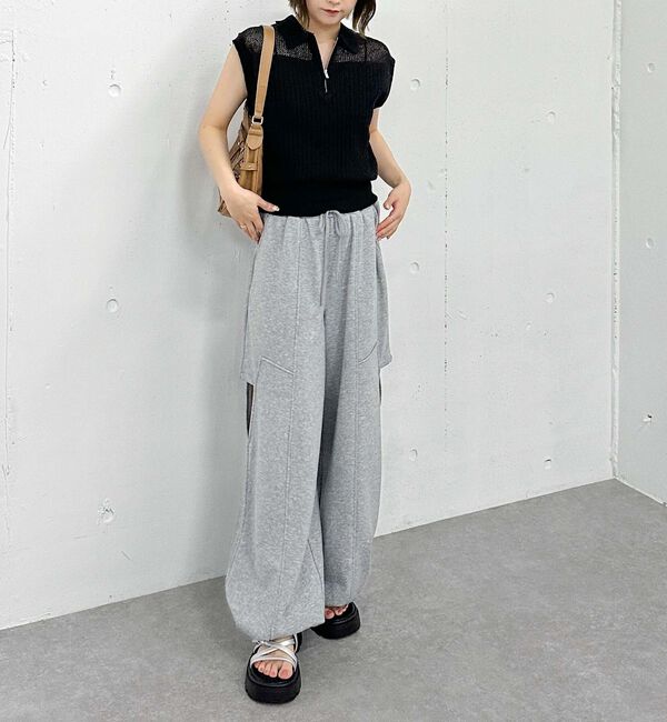 archives「カールヤーンハーフＺＩＰノースリニット」|ニット・セーター|