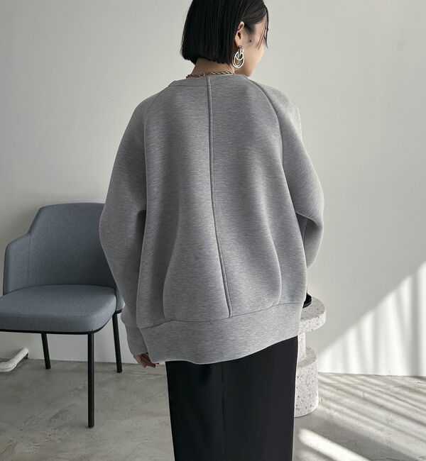 Doux archives「Ｗ　ＺＩＰボンディングノーカラーブルゾン」|Tシャツ・カットソー|