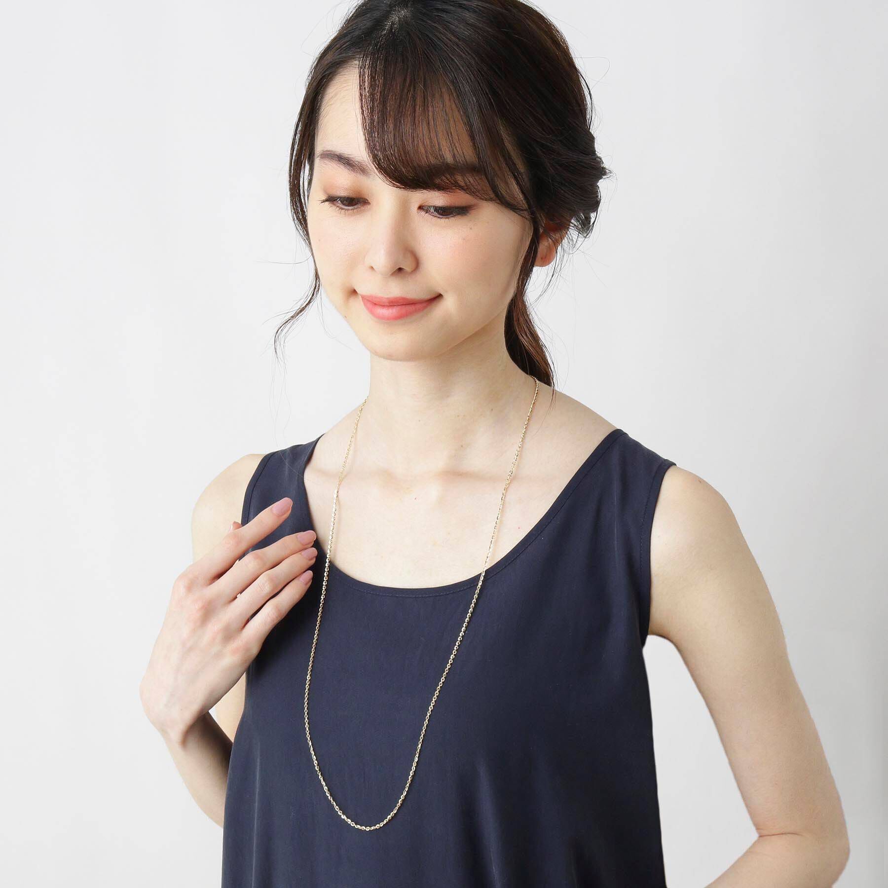 COCOSHNIK「K10トゥインクル ネックレス」|ネックレス|