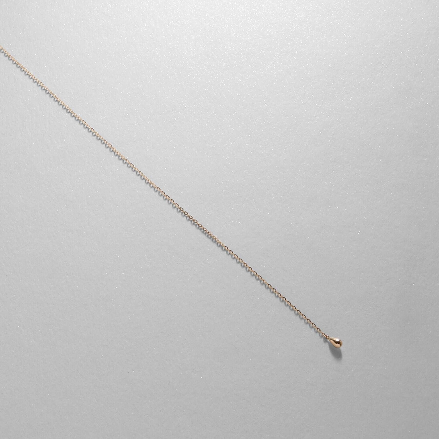 COCOSHNIK「K10フラッシュアズキ Yネックレス」|ネックレス|