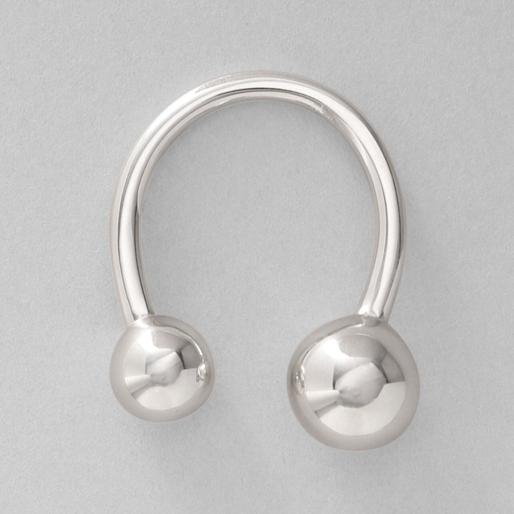 COCOSHNIK ONKITSCH「シルバー ボールオープンリング」|リング|