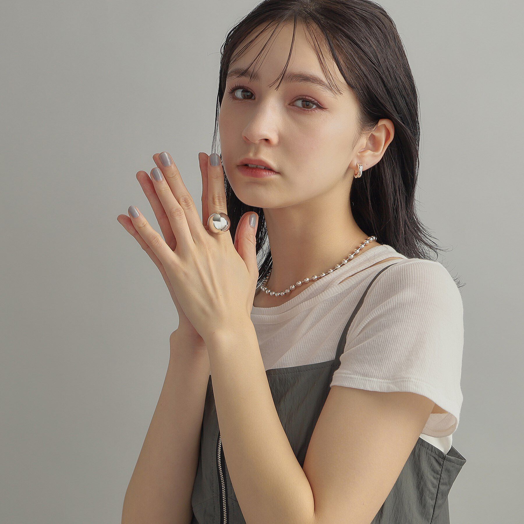 COCOSHNIK ONKITSCH「シルバー スフィアリング」|リング|