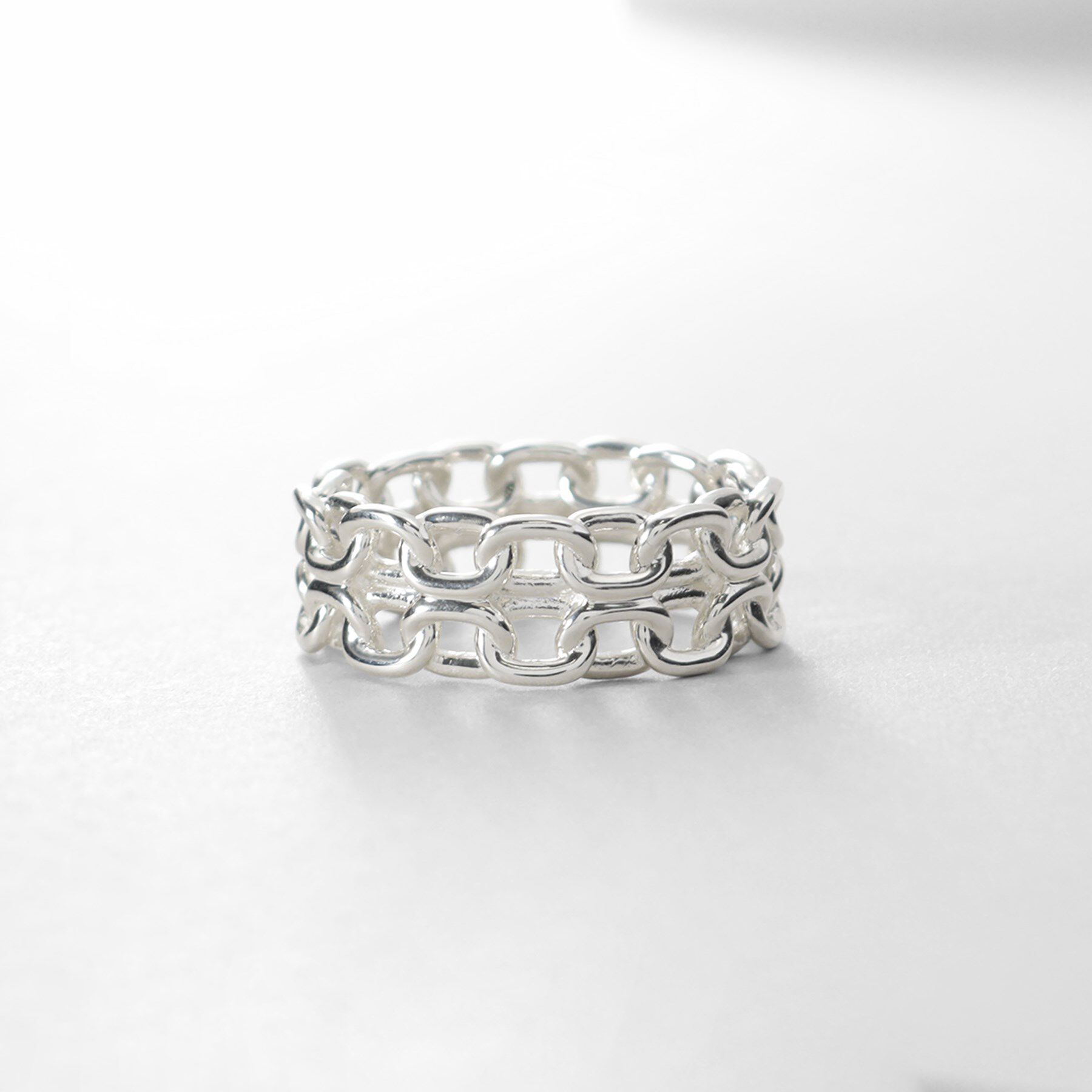 COCOSHNIK ONKITSCH「シルバー ビスマルクチェーンモチーフリング」|リング|