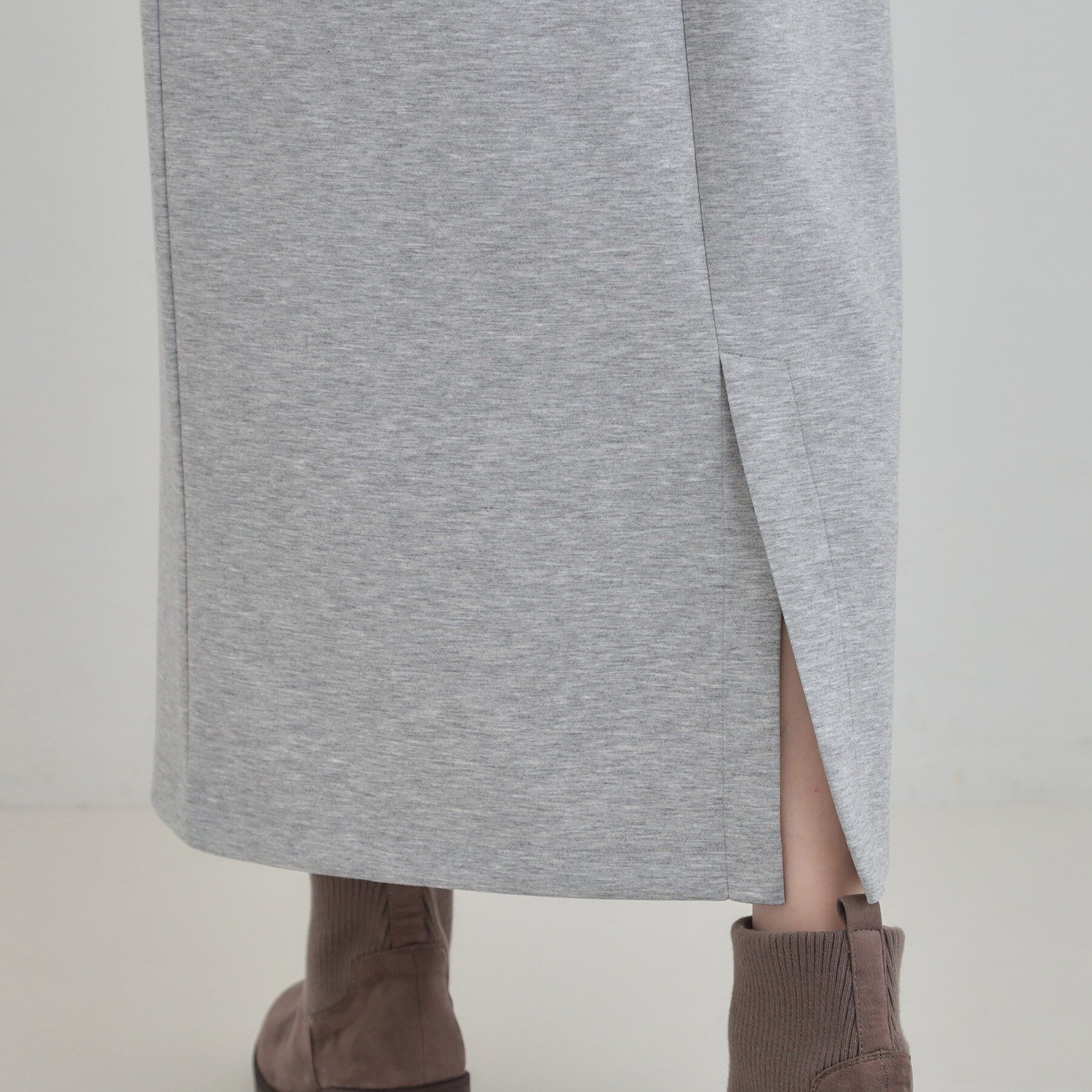 SHOO･LA･RUE「【セットアップ可/S-LL/なめらかタッチ】ベイカーナロースカート」|スカート|