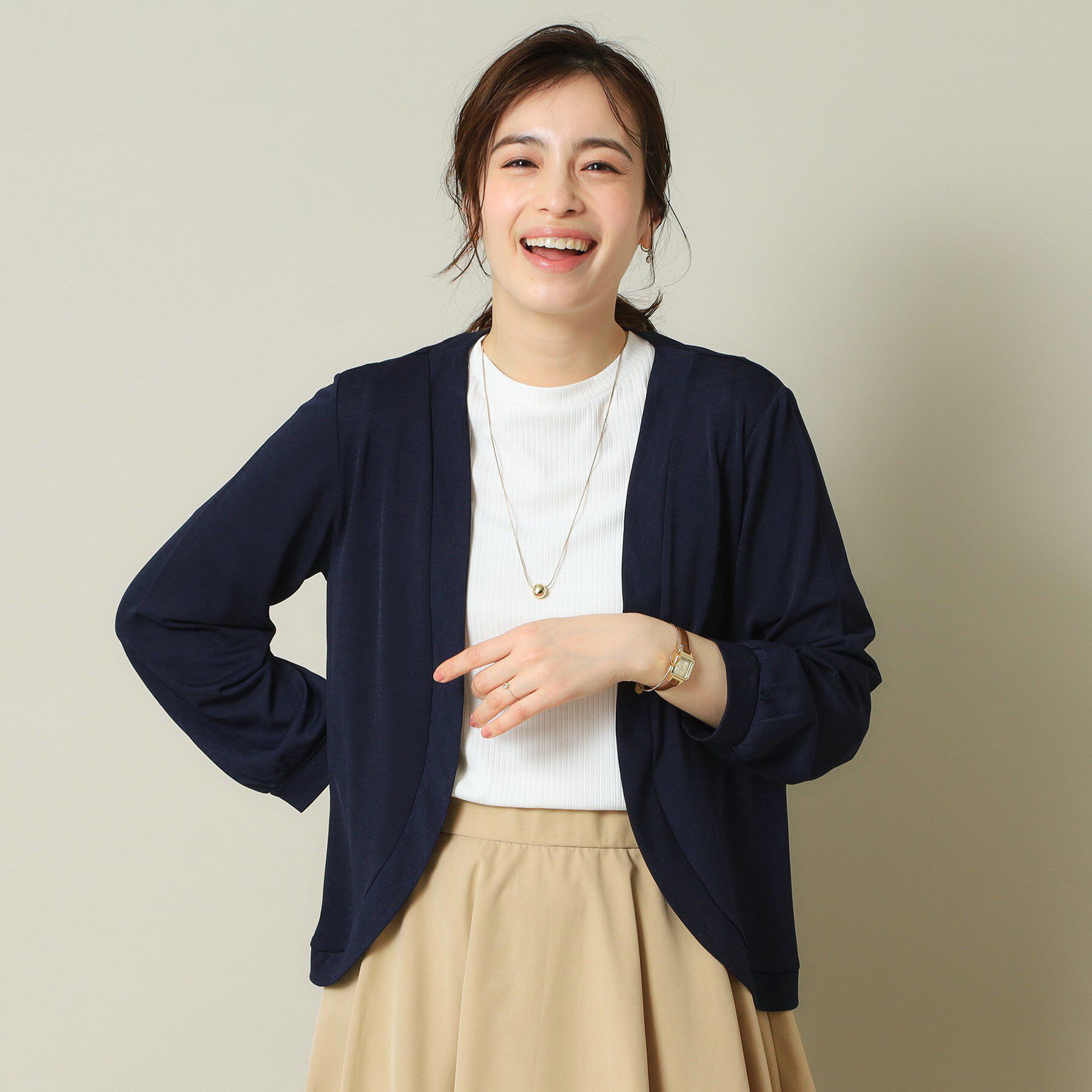 ITS&rsquo;DEMO「【UVカット／手洗い可】 ボレロ」|カーディガン|