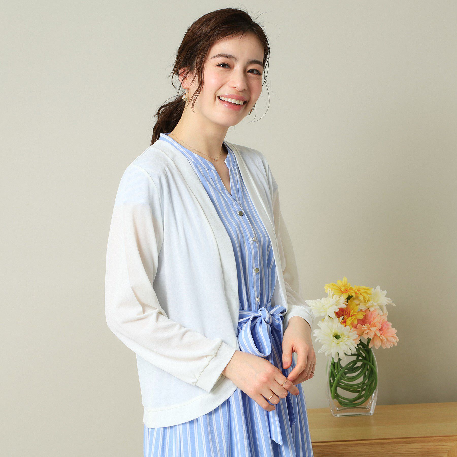 ITS&rsquo;DEMO「【UVカット／手洗い可】 ボレロ」|カーディガン|